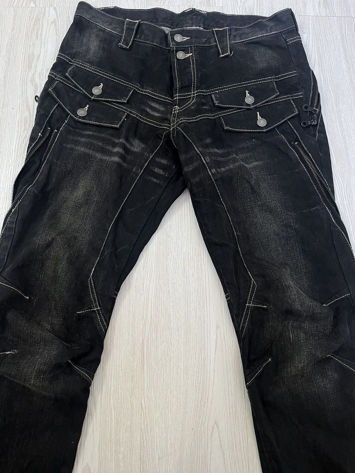Japanese Brand × PPFM Vintage PPFM Multizipper Bondage punk ‘like undercover’Jeans Size US 34 / EU 50 - 5 Thumbnail