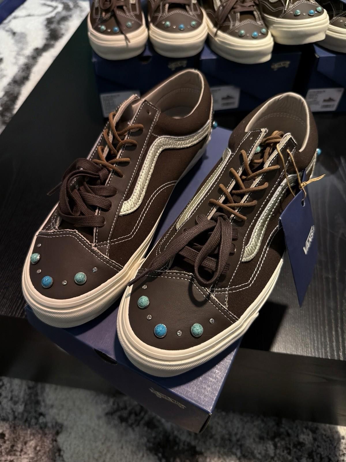 Vans Size 12 - Vans LX Old Skool 36 Gemstone Mushroom Mocha Size US 12 / EU 45 - 5 Thumbnail
