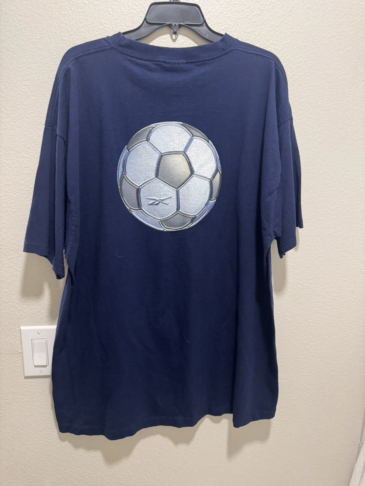 Reebok × Vintage Vintage Reebok soccer t shirt navy size XL Size US XL / EU 56 / 4 - 3 Thumbnail