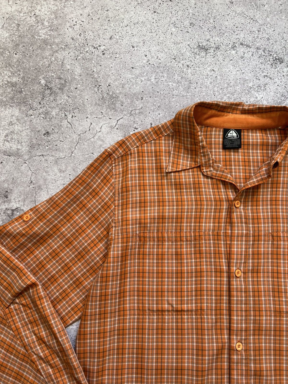 Vintage Vintage Nike ACG Checkered Shirt 90s Button Up Size US M / EU 48-50 / 2 - 4 Thumbnail