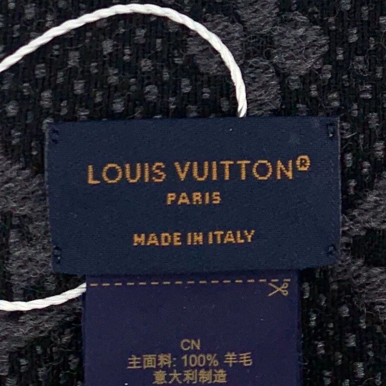Louis Vuitton Louis Vuitton Black and grey logo presbyopic full print wo Size ONE SIZE - 8 Thumbnail