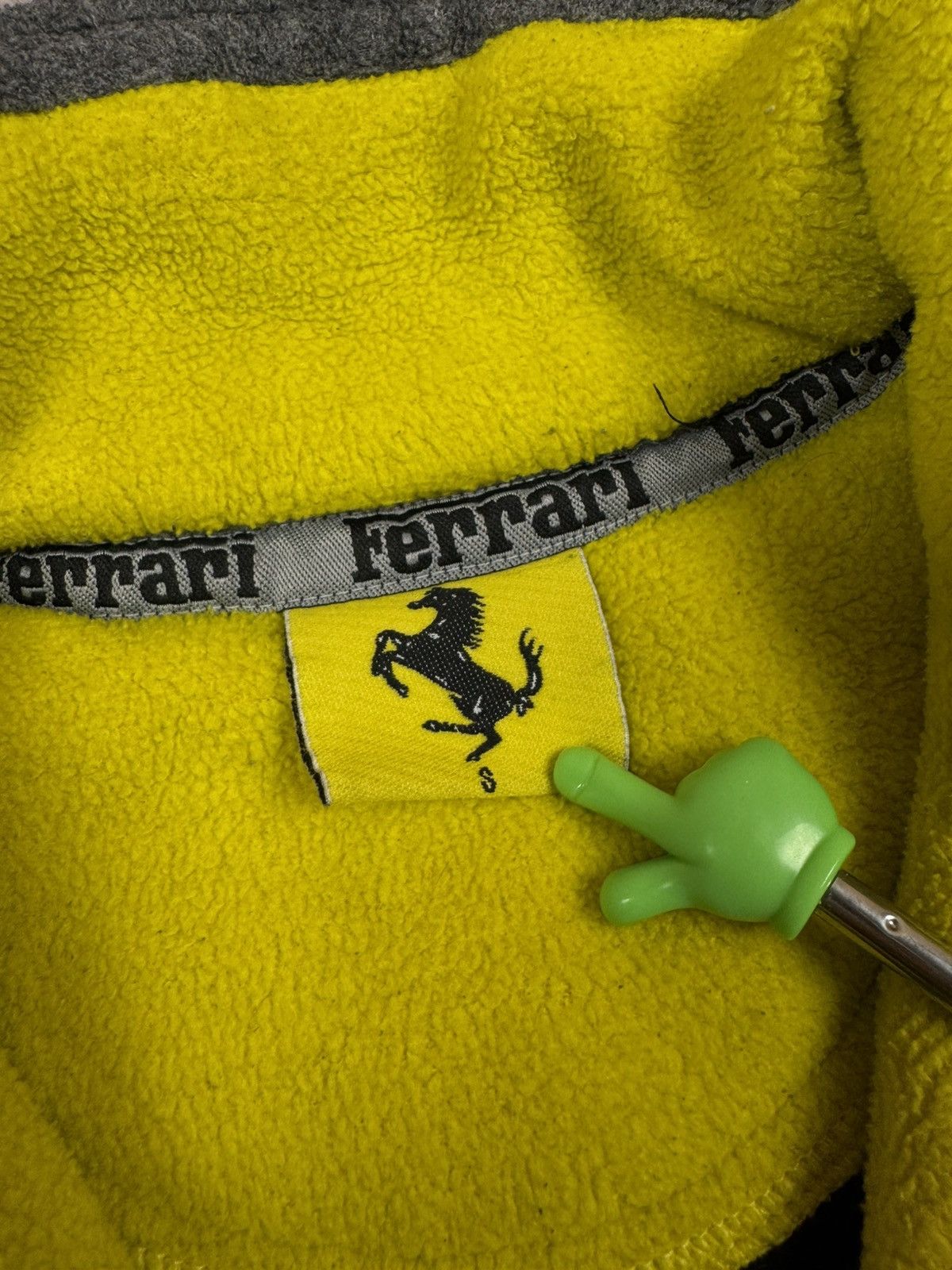 Ferrari Vintage 1990s Ferrari Fleece Pullover Jacket S sz Size US S / EU 44-46 / 1 - 11 Thumbnail
