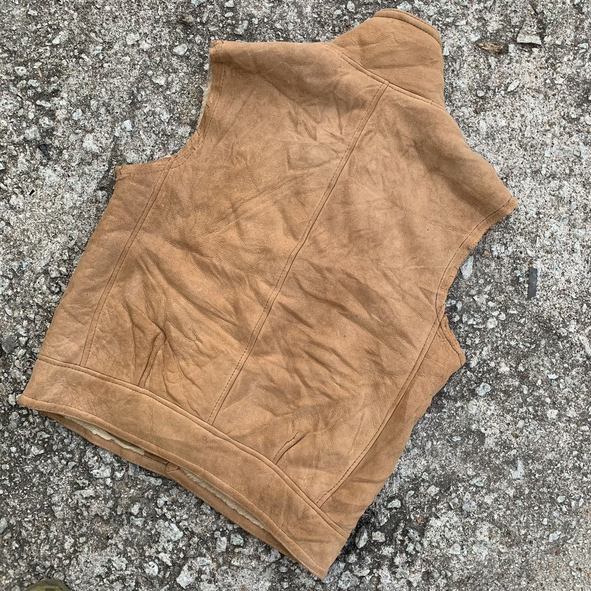 Schott × Vintage Schott Vest Leather Jacket Size US L / EU 52-54 / 3 - 2 Thumbnail