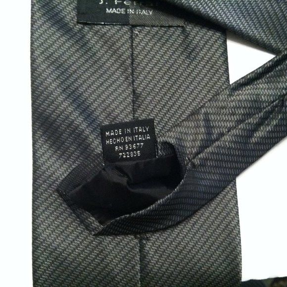 Other J.FERRAR MEN'S 72%ACETATE 28%POLYESTER TIE WIDTH: 3 3/4" Size ONE SIZE - 7 Thumbnail