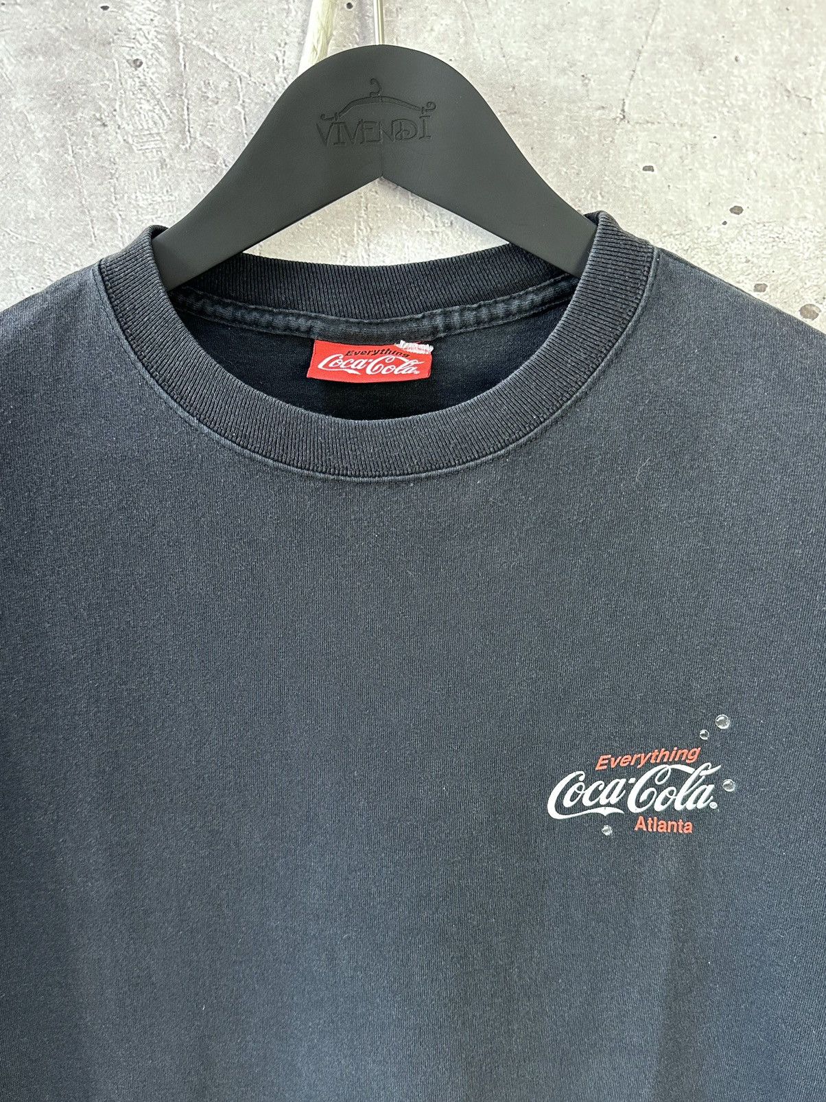 Coca Cola Vintage Coca-Cola Atlanta 1998 Printed Black T-shirt Size US XL / EU 56 / 4 - 4 Thumbnail
