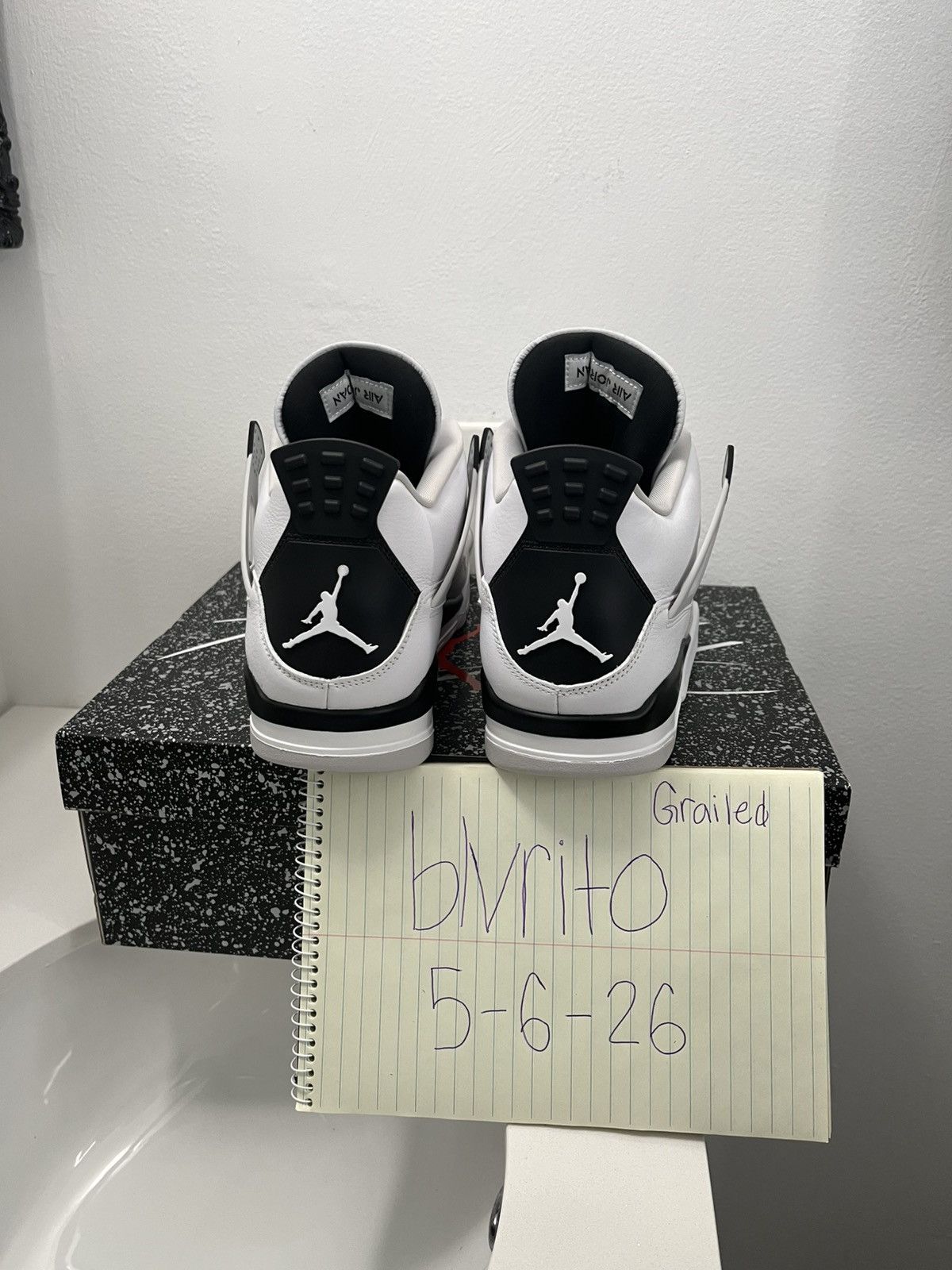 Jordan Brand Jordan 4 Military Black 11.5 Mens Size US 11.5 / EU 44-45 - 2 Thumbnail