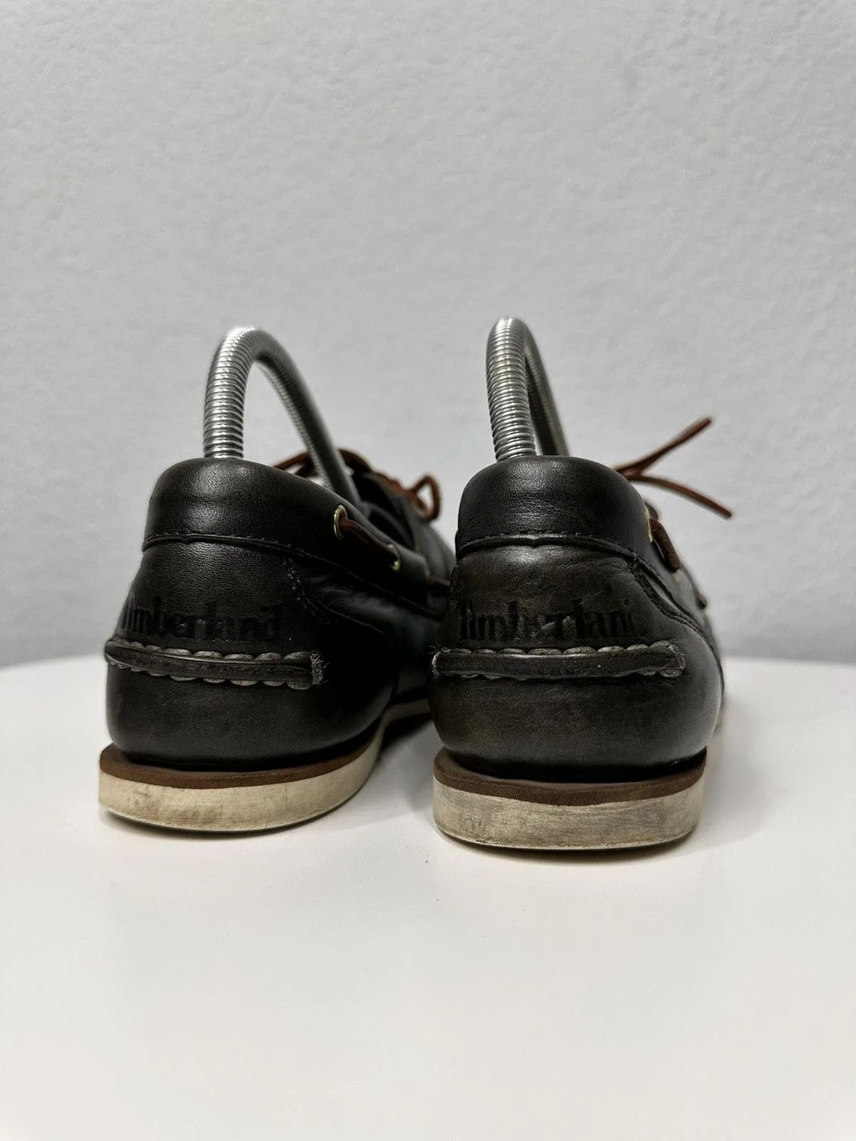 14th Addiction Timberland Leather Brown Guidi AS 98 Style Vintage Loafers Size US 8 / EU 41 - 9 Thumbnail