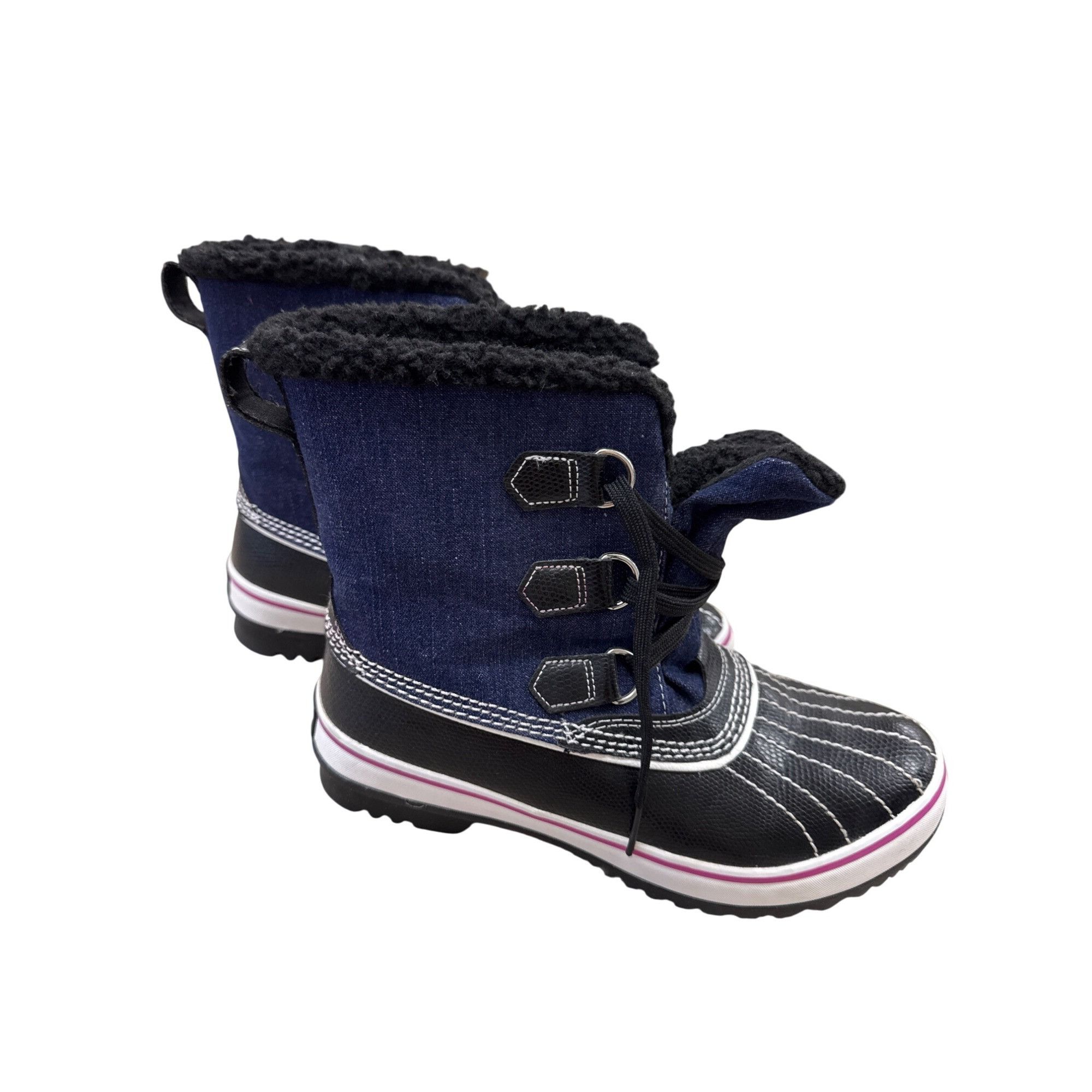 SKECHERS Skechers Outdoor Womens Blue Manmade Ankle Boots Size 7.5 S Size US 7.5 / EU 40-41 - 4 Thumbnail