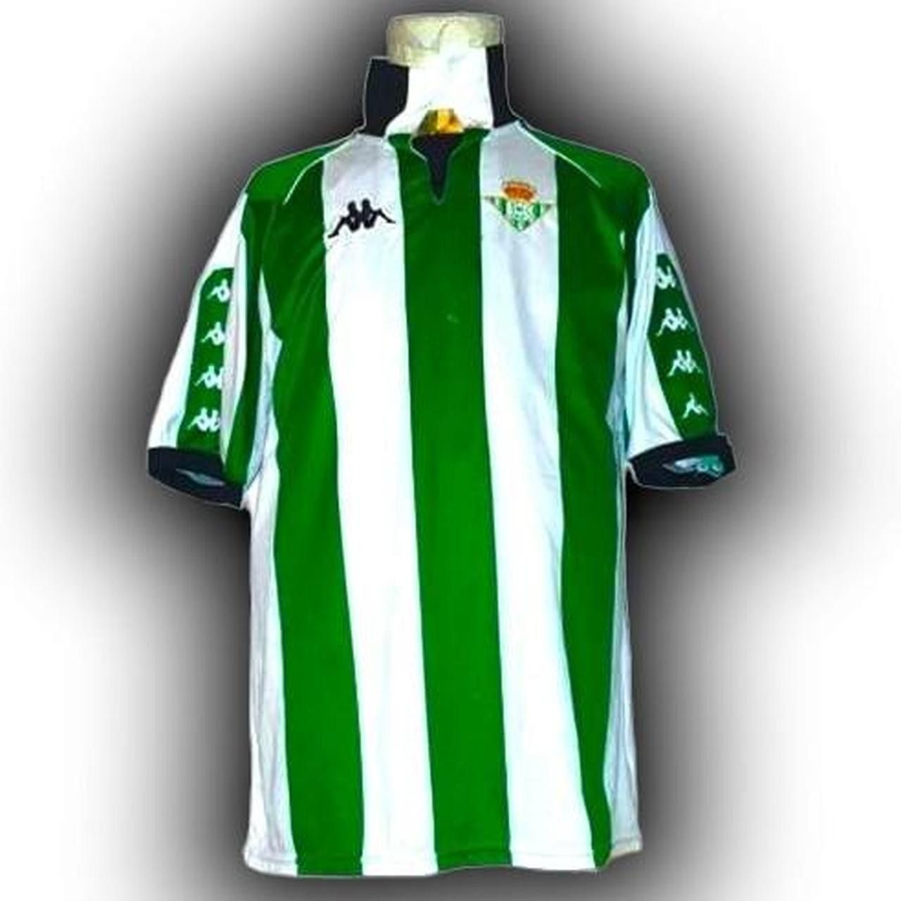 Kappa Real Betis Spain 1998 1999 Home Shirt Jersey Size US XL / EU 56 / 4 - 1 Thumbnail