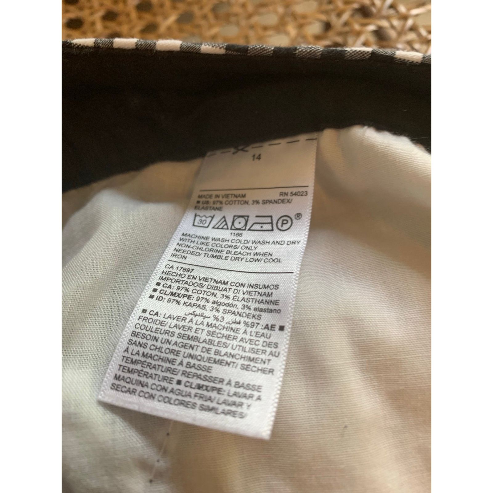 Old Navy Old Navy Black And White Check Size 14 Size 36" / US 14 / IT 50 - 5 Thumbnail