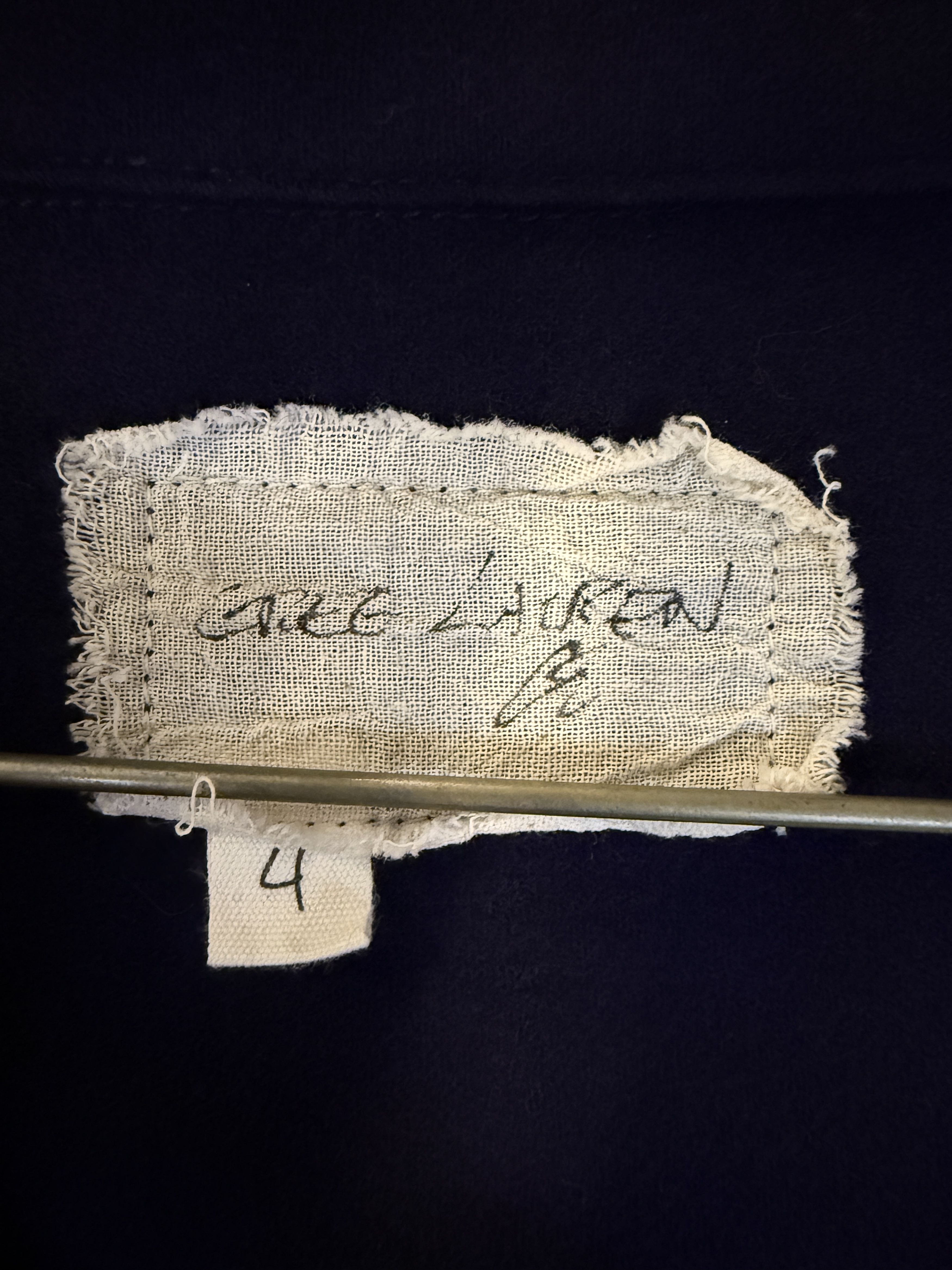 Greg Lauren Greg Lauren Navy Wool Denim Edged Boxy Jacket Size US XL / EU 56 / 4 - 3 Thumbnail