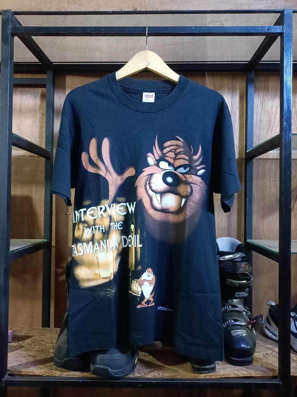Anvil Vtg Looney Tunes Size US L / EU 52-54 / 3 - 1 Thumbnail