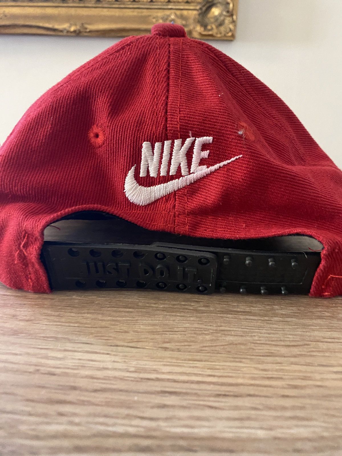 Nike Vintage 90’s Nike Spell Out Double Snap Back Youth Hat Cap Size ONE SIZE - 7 Thumbnail