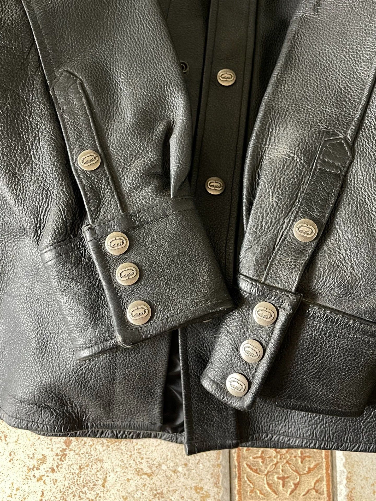 Playboy PLAYBOY Vtg Litchi Grain Leather Shacket Unisex XL Size US XL / EU 56 / 4 - 7 Thumbnail