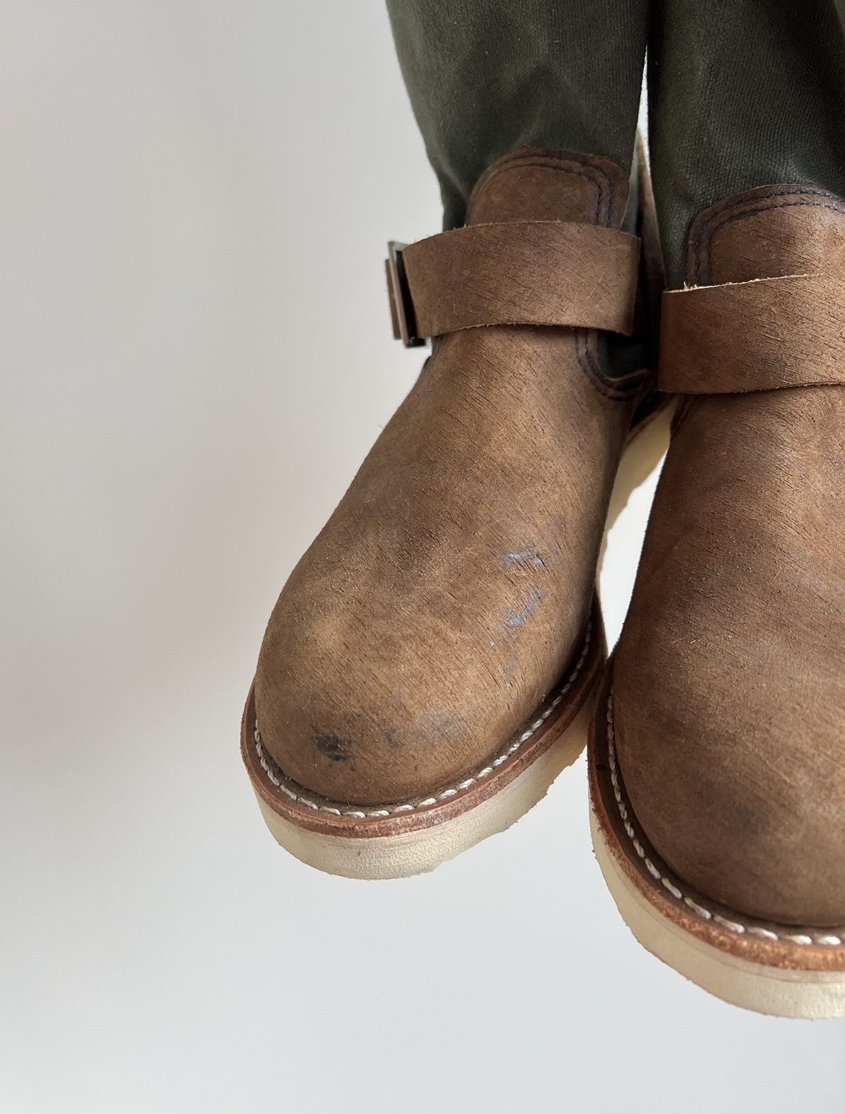 Red Wing × Vintage Vintage Red Wing 2980 Suede Brown Boots Shoes Size US 5 / EU 37 - 4 Thumbnail