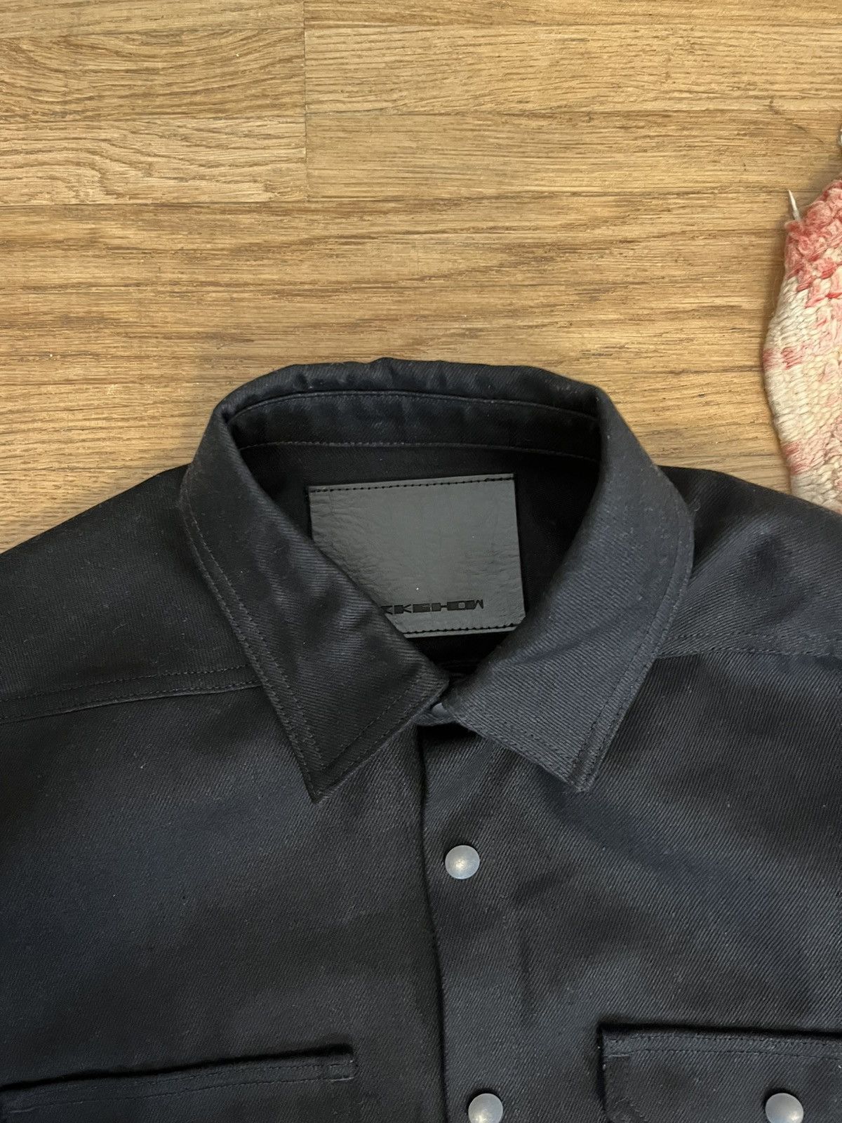 Rick Owens Drkshdw Rick owens made in japan cropped Outershirt selvedge Size US XL / EU 56 / 4 - 4 Thumbnail