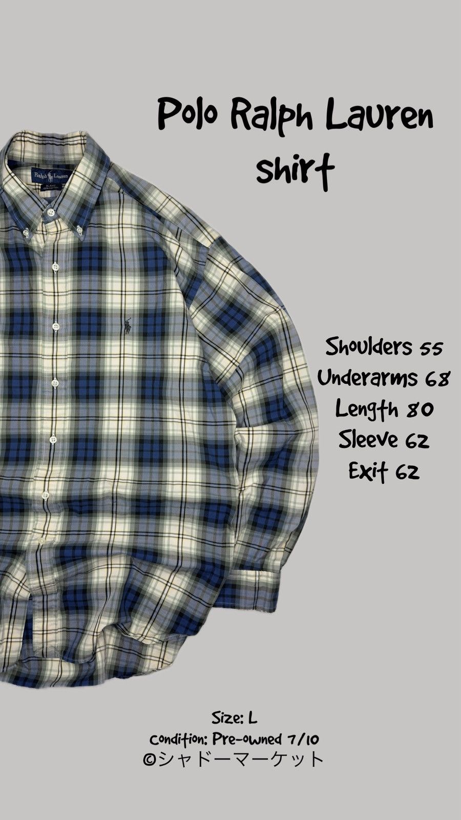 Polo Ralph Lauren Polo Ralph Lauren Men’s Plaid Shirt – Size L Size US L / EU 52-54 / 3 - 1 Thumbnail