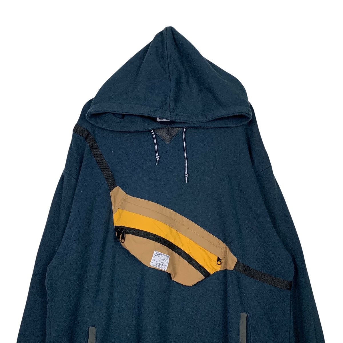 GRN GRN Tokyo Crossbody Bag Pullover Hoodie Sweatshirt #2051-C89 Size US XL / EU 56 / 4 - 2 Thumbnail