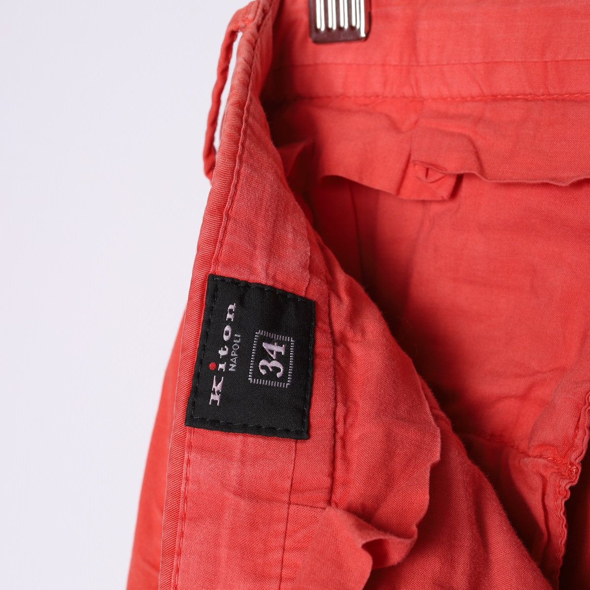 Kiton Kiton Napoli Coral Cotton Pants Trousers Size US 34 / EU 50 - 5 Thumbnail