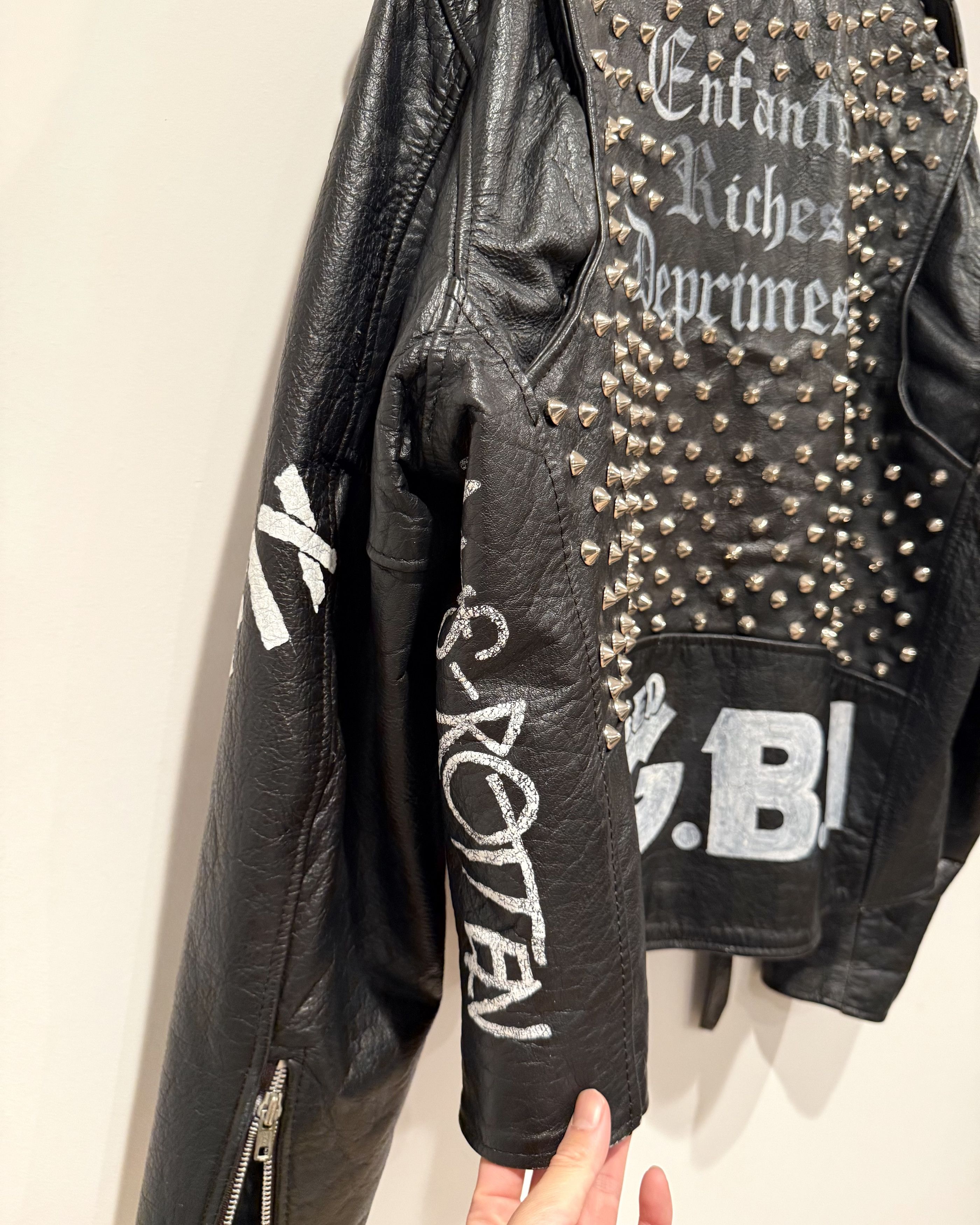 Enfants Riches Deprimes Enfants Riches Deprimes 1 of 1 GBH Leather Jacket Size US XL / EU 56 / 4 - 5 Thumbnail
