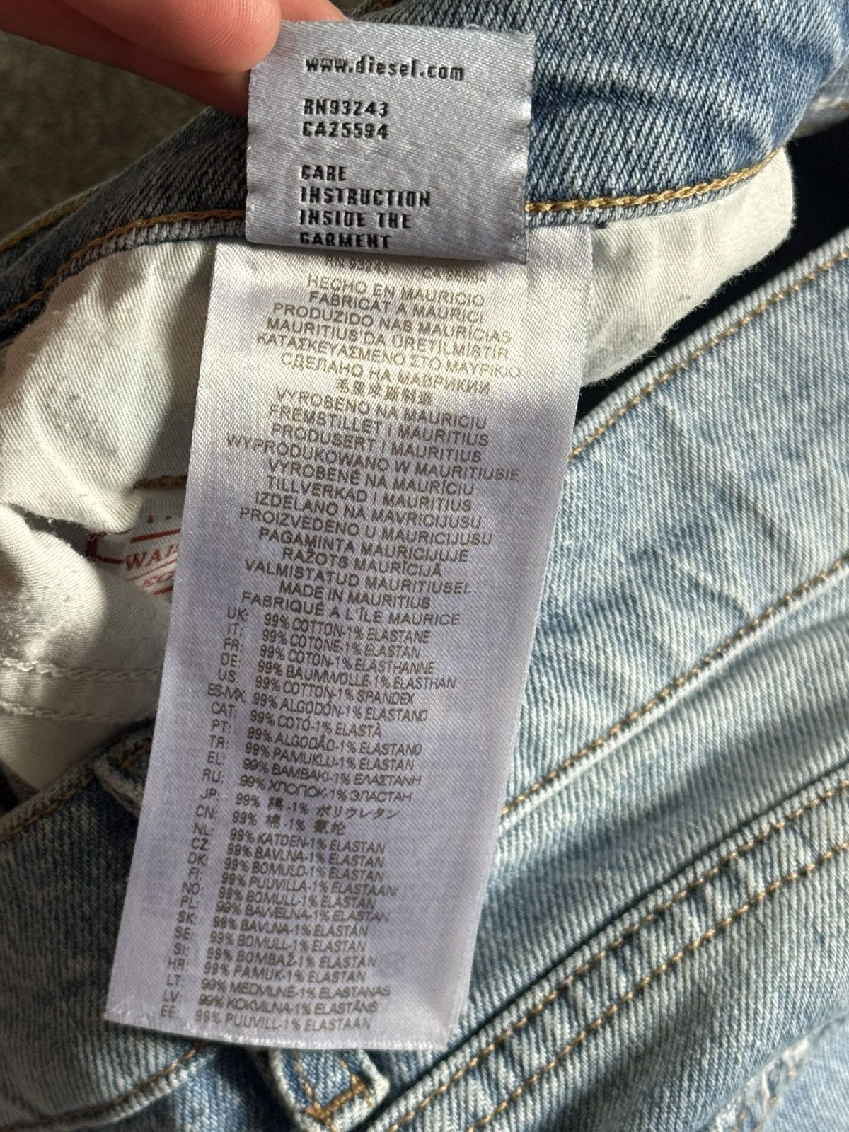 Diesel Diesel 36/32 2019 D-Strukt denim pants jeans trousers 👖 Size US 36 / EU 52 - 11 Thumbnail