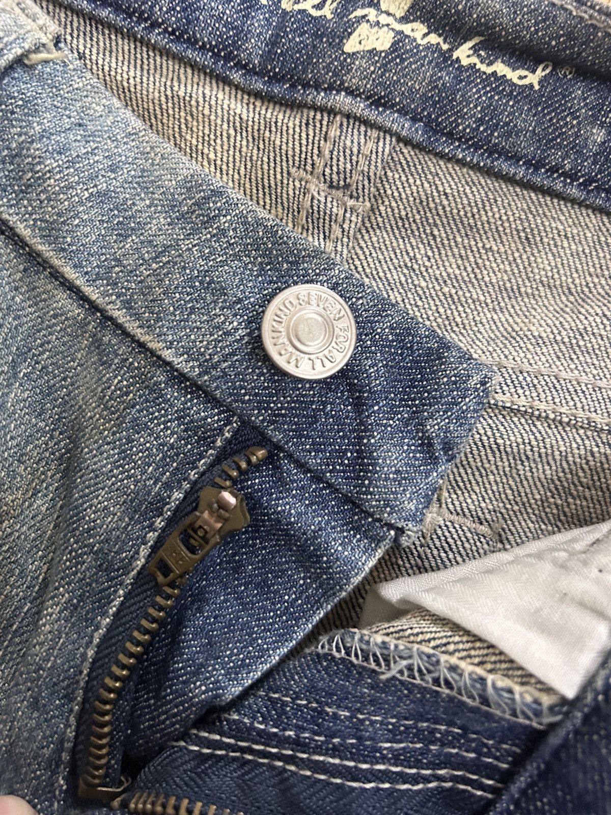 7 For All Mankind × Vintage Vintage 7 For All Mankind Denim Blue Wash Jeans Size US 29 - 12 Thumbnail