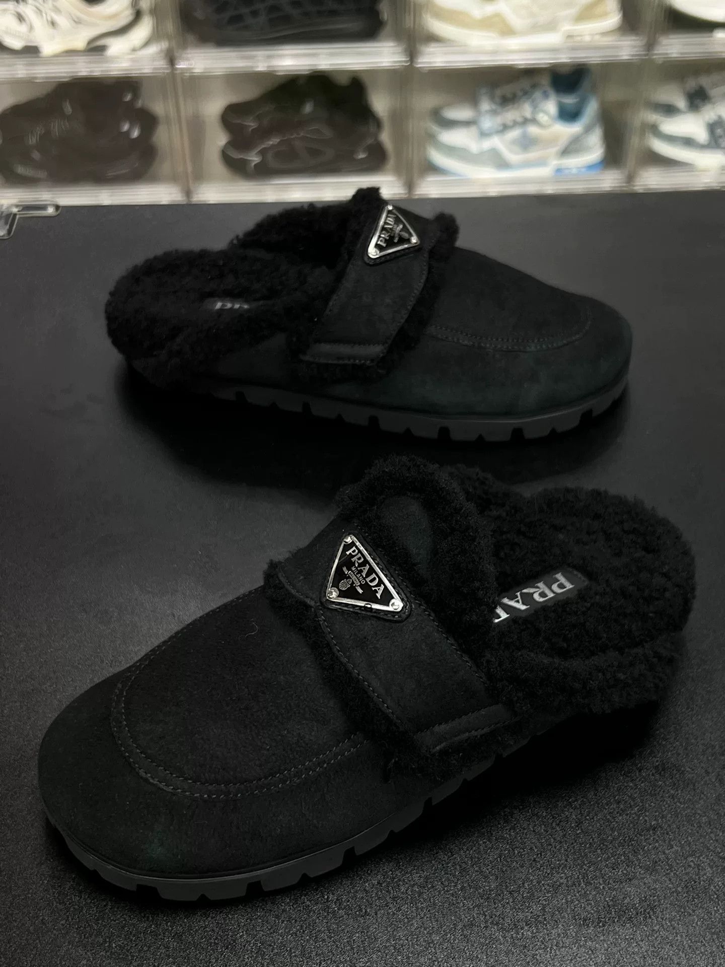 Prada Prada Thermal Wool Sandals us_8 Women Size US 8 / IT 38 - 1 Thumbnail