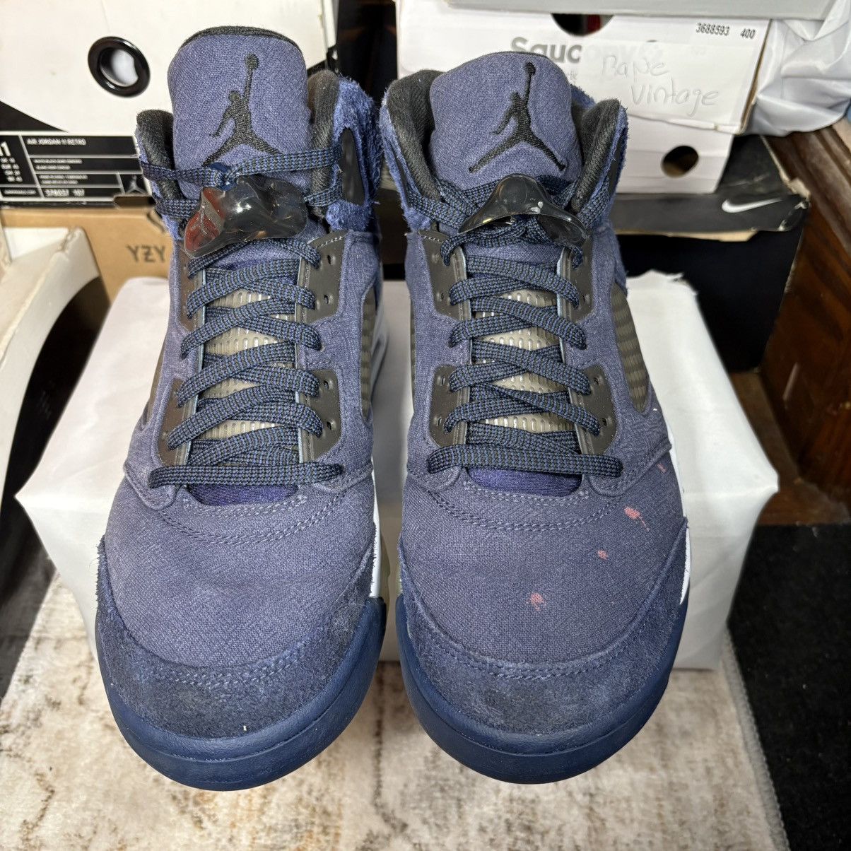 Jordan Brand Size 9.5 - Air Jordan 5 Retro SE Midnight Navy Size US 9.5 / EU 42-43 - 3 Thumbnail