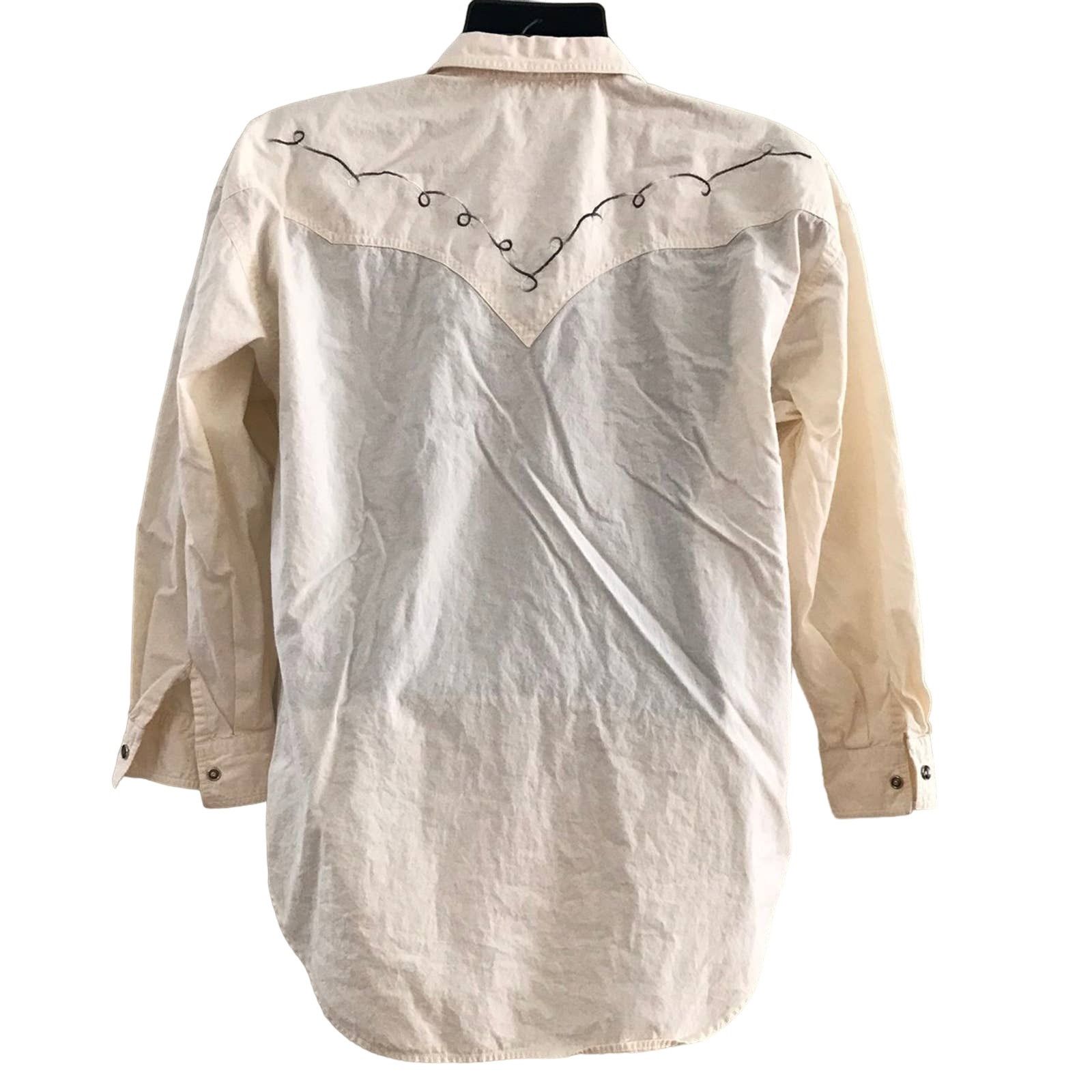 Vintage Vintage Women Western Wear Snap Front Top Size 10 Modern XL Size XL / US 12-14 / IT 48-50 - 3 Thumbnail