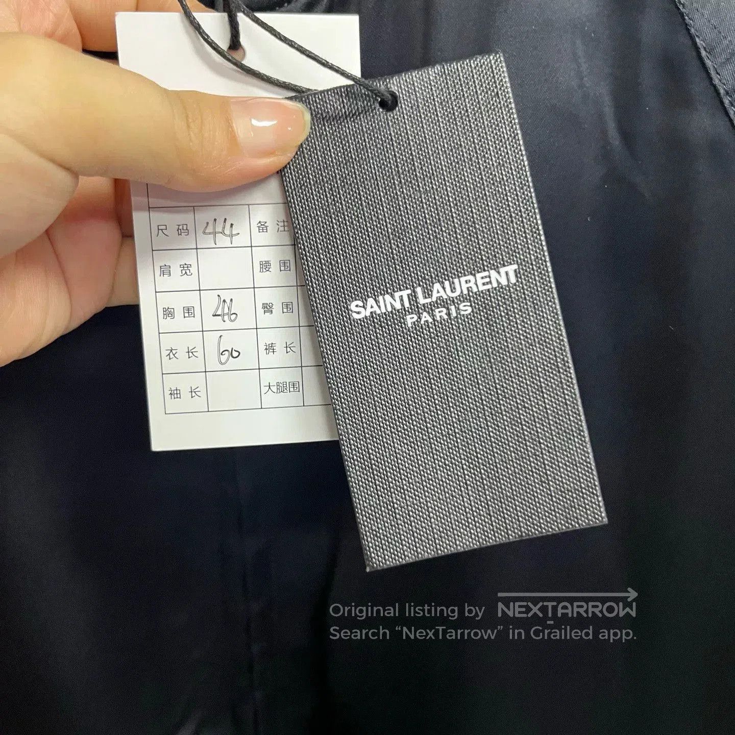 Saint Laurent Paris Saint Laurent Black Gold Trim Bomber Jacket. Size US S / EU 44-46 / 1 - 3 Thumbnail