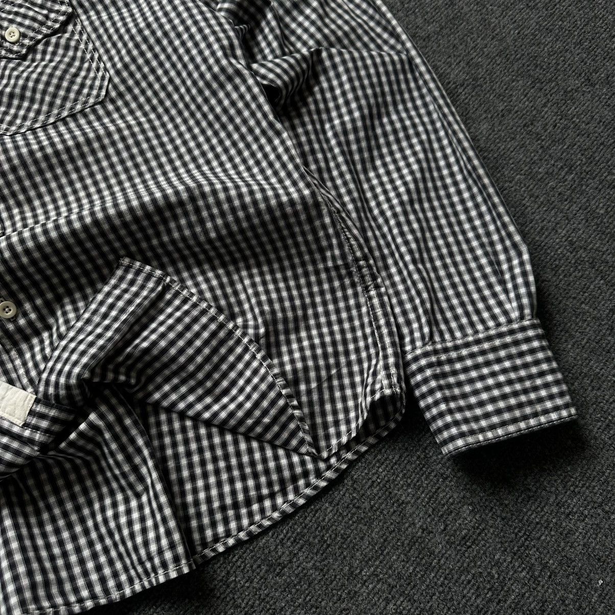 Superdry VTG Checked Shirt Superdry Button Up Size XL White Black Size US XL / EU 56 / 4 - 6 Thumbnail