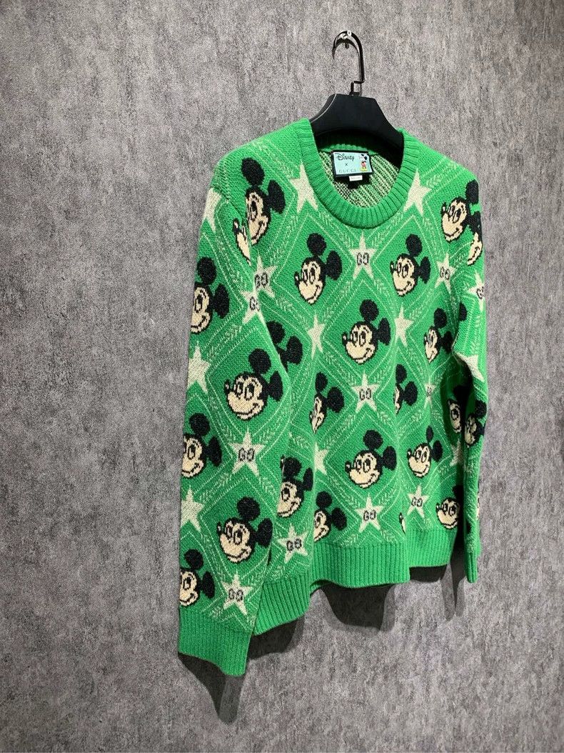 Gucci Gucci Mickey full-print sweater 2501-Nextarrow Size US XL / EU 56 / 4 - 3 Thumbnail