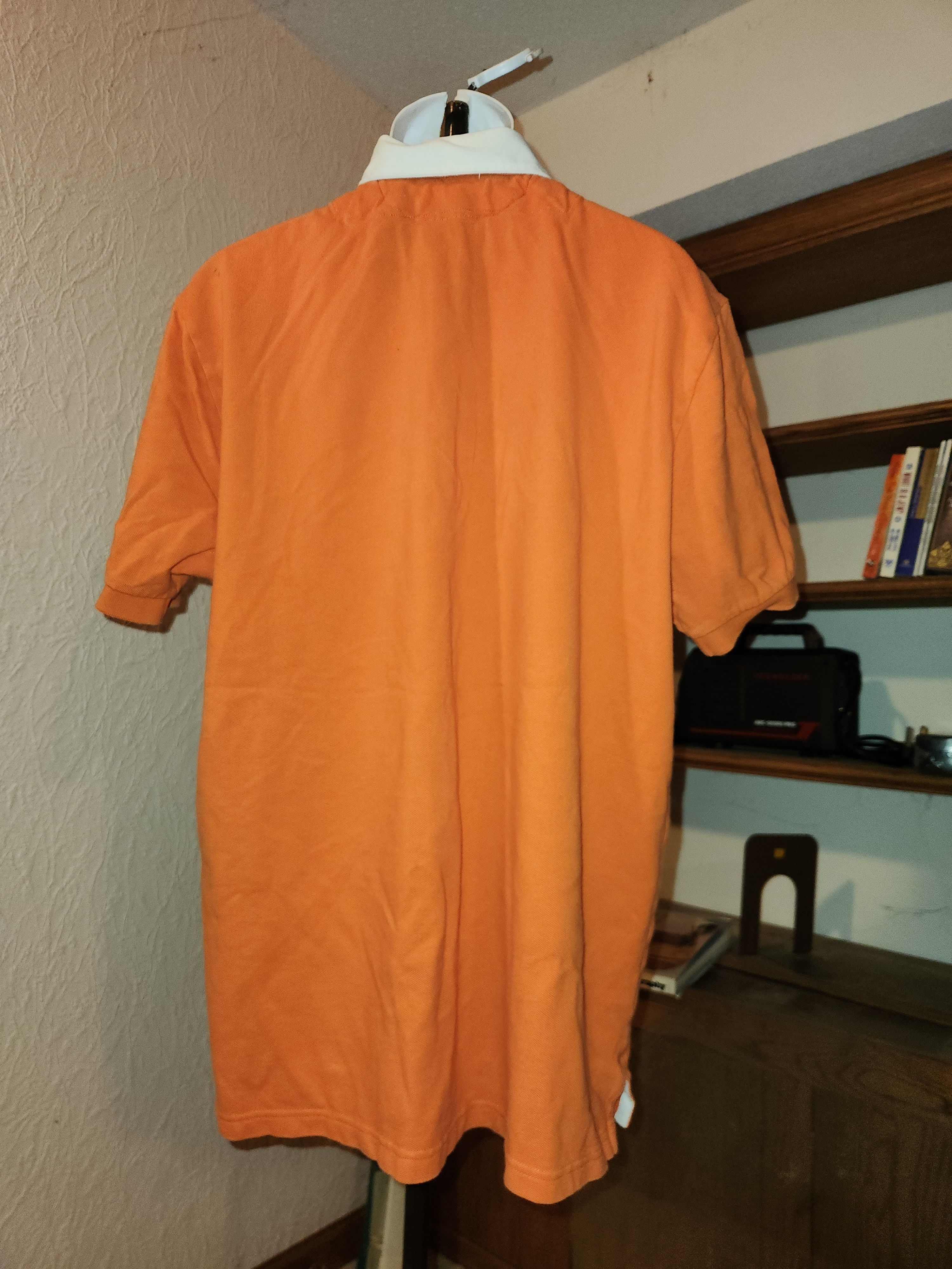 Polo Ralph Lauren Vintage Ralph Lauren Polo Shirt Orange Green Canoes Kayaks Size US XL / EU 56 / 4 - 2 Thumbnail