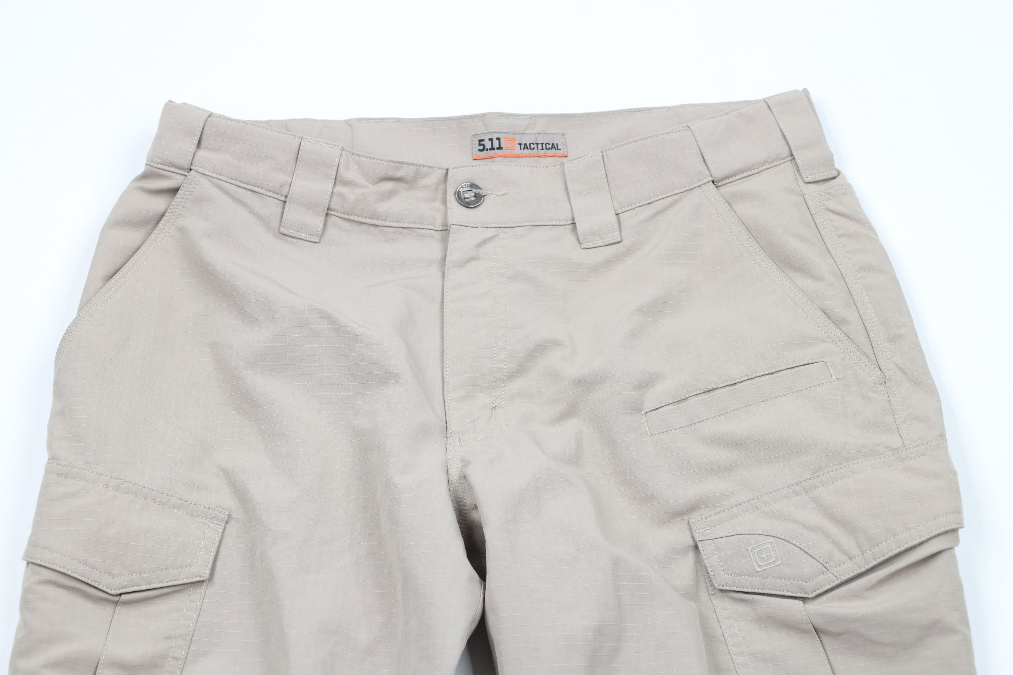 Vintage 5.11 Tactical Series Fast Tac Uniform Cargo Pants Beige Size US 34 / EU 50 - 2 Thumbnail