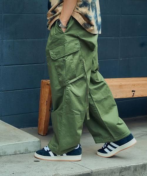 Japanese Brand Rageblue M65 Jungle Wide Cargo Balloon Pants Size US 38 / EU 54 - 10 Thumbnail