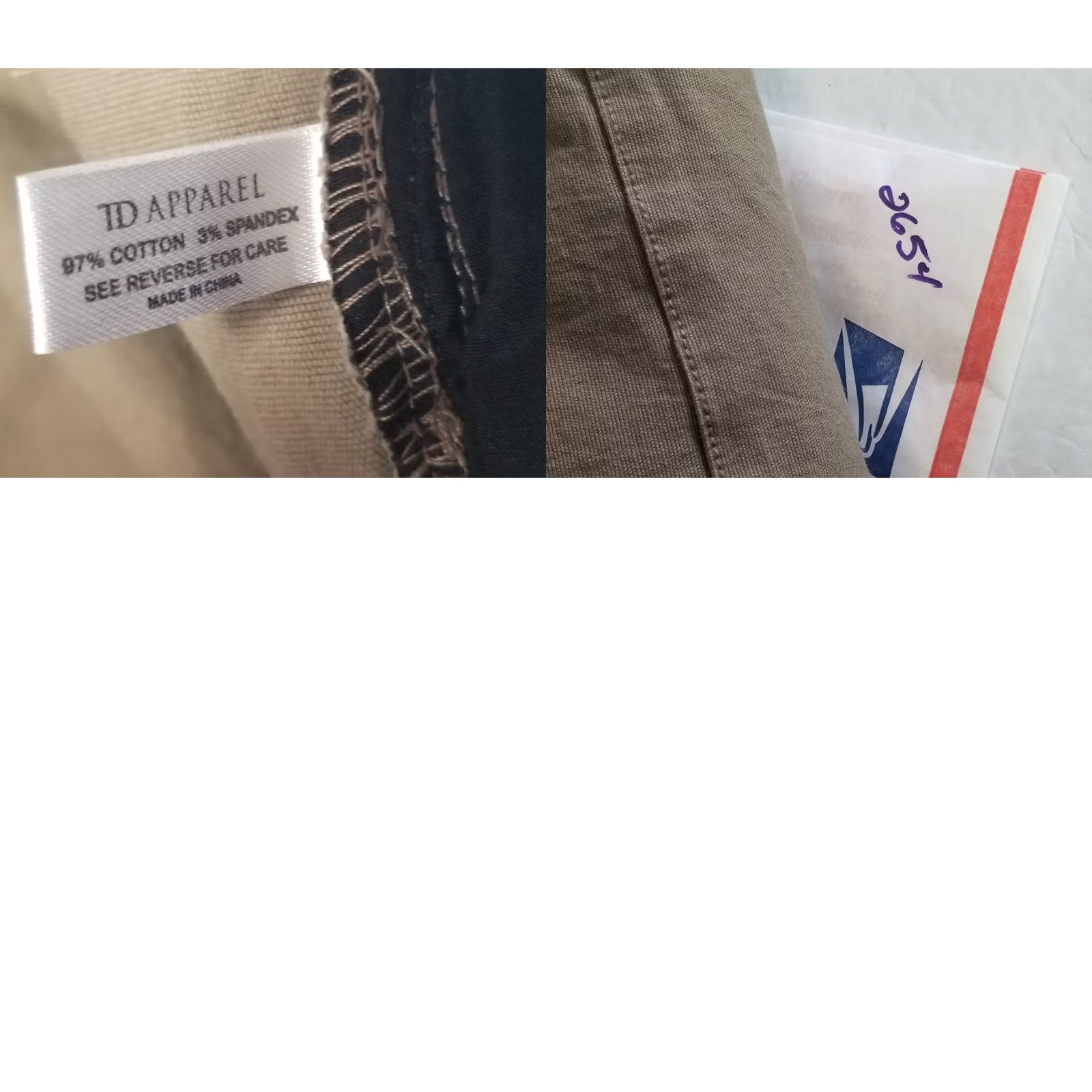 Vintage TD Apparel Braddock Pants Men’s 40x30 Tactical Pants Brown High Rise 5-Pocket Canvas Cotton Spandex Regular Straight Belted Outdoor Casual Travel Size US 40 / EU 56 - 8 Thumbnail