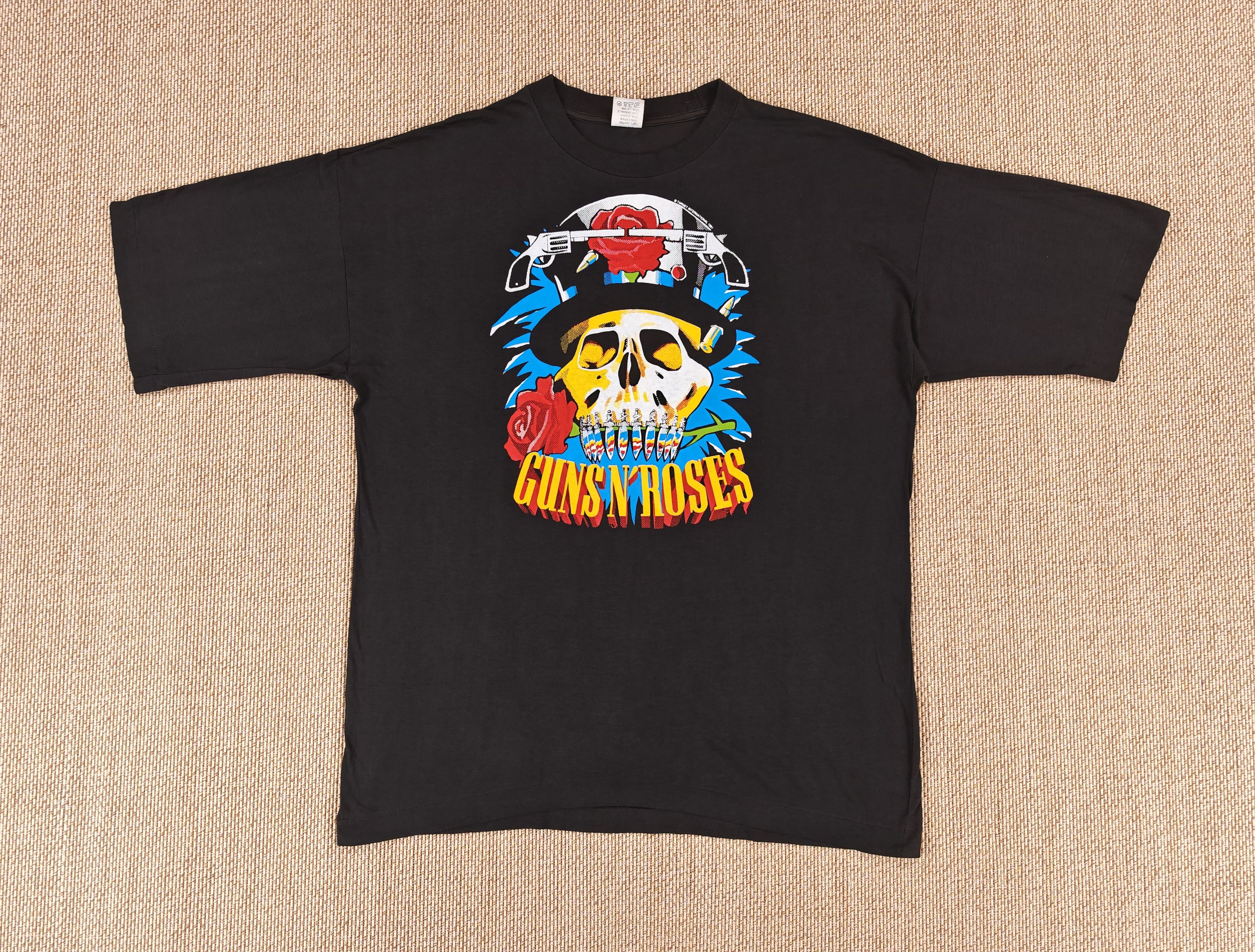 Vintage Vintage 1990s Guns and Roses Target International Tee Size US XL / EU 56 / 4 - 1 Thumbnail