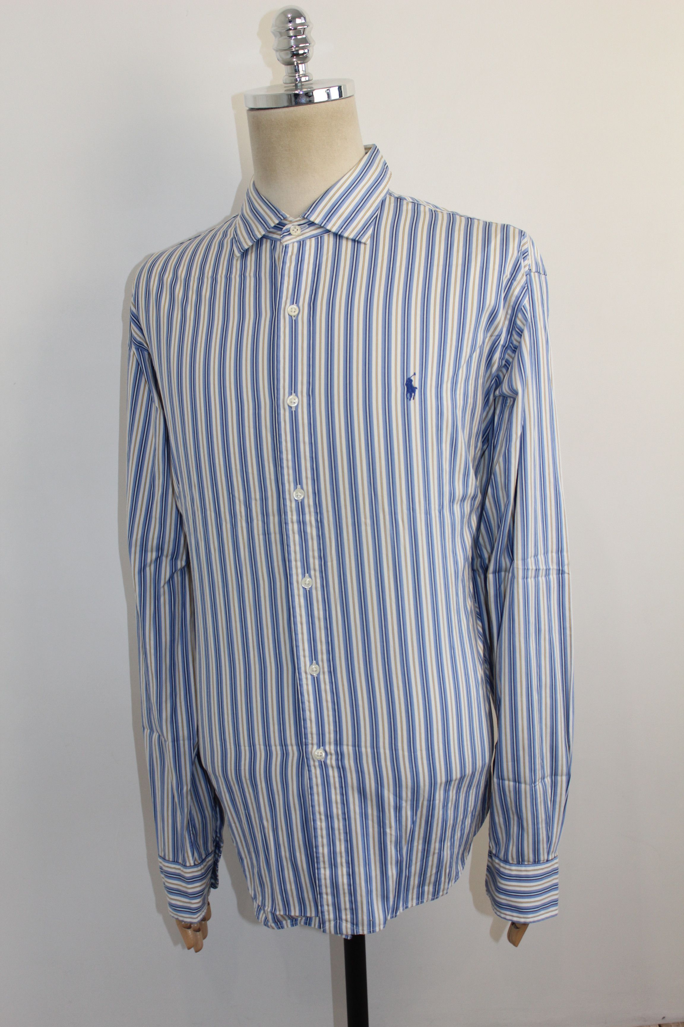 Polo Ralph Lauren Men's RALPH LAUREN Vintage Striped Shirt Top Size 2XL Size US XXL / EU 58 / 5 - 4 Thumbnail
