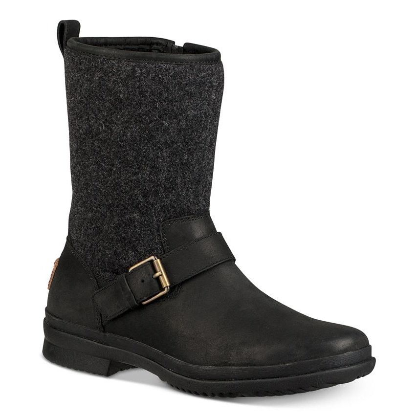 Ugg Ugg Women's Robbie Side Zip Leather & Wool Boots Size 6 Size US 6 / IT 36 - 1 Thumbnail