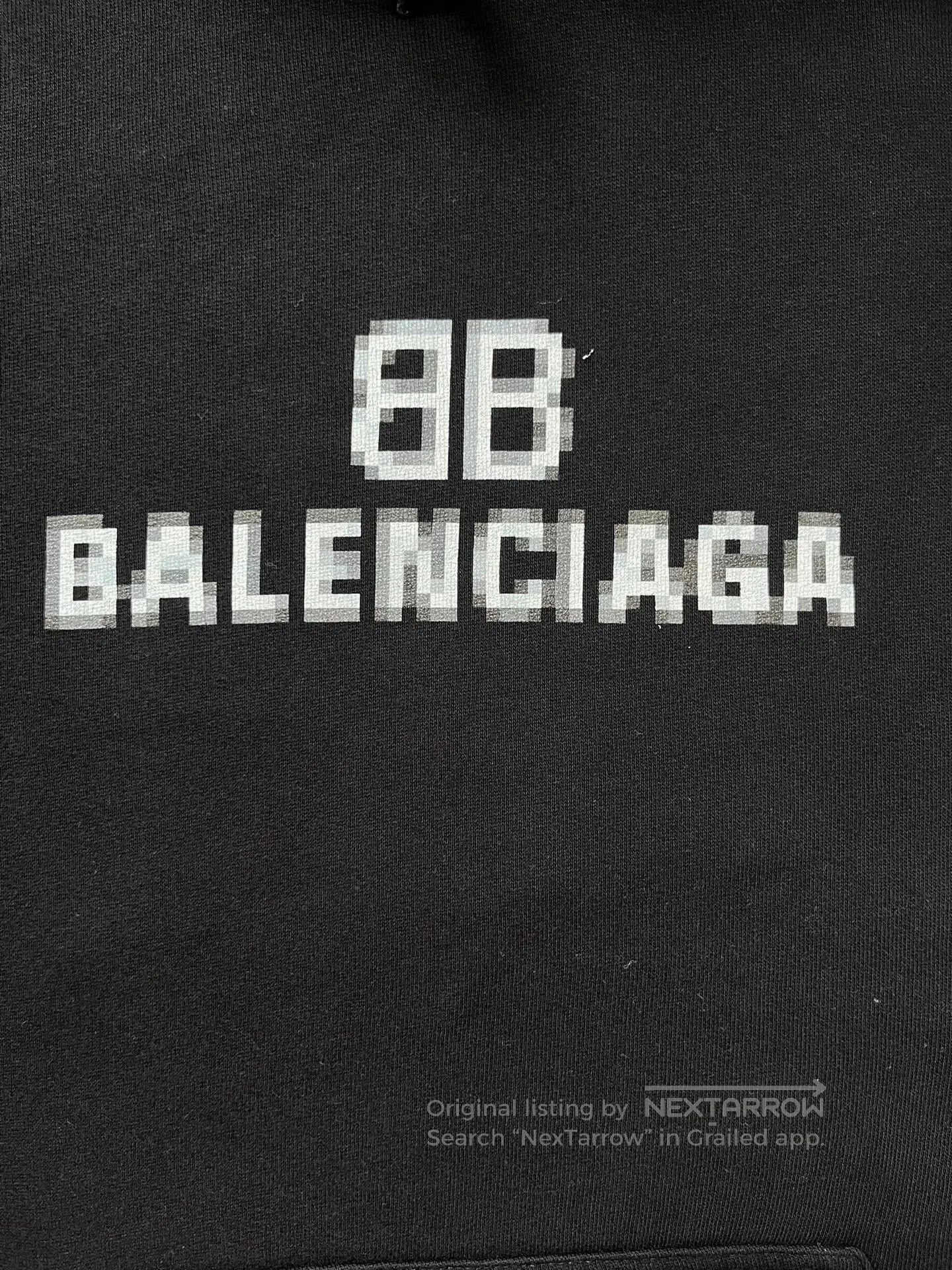 Balenciaga balenciaga logo hooded sweatshirt for women. Size M / US 6-8 / IT 42-44 - 3 Thumbnail