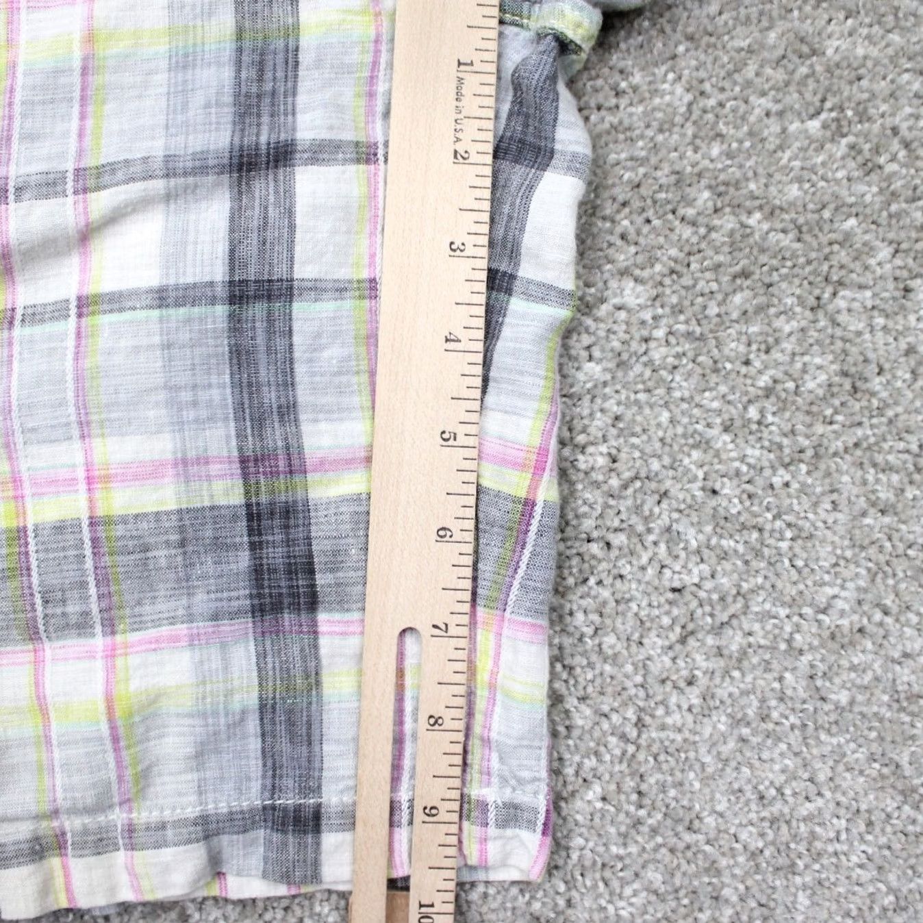 Tommy Bahama Tommy Bahama Linen Shorts Men 32 Flat Front Inseam 10" White Gray Pink Yellow Beach Outdoor Casual Business Workwear Size US 32 / EU 48 - 5 Thumbnail