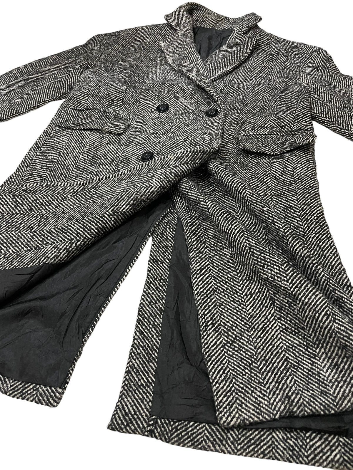 Japanese Brand Sense Of Place by Urban Research Wool Trench Coat Jacket Size US M / EU 48-50 / 2 - 1 Thumbnail