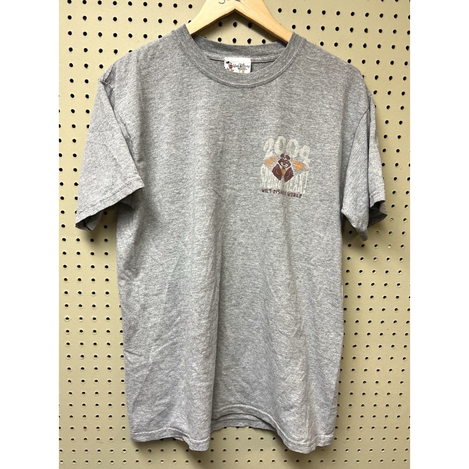 Disney VINTAGE Walt Disney T-Shirt Mickey Mouse 90s Gray Short Sleeve Crew Neck M Men Spring 2004 Size US M / EU 48-50 / 2 - 2 Thumbnail