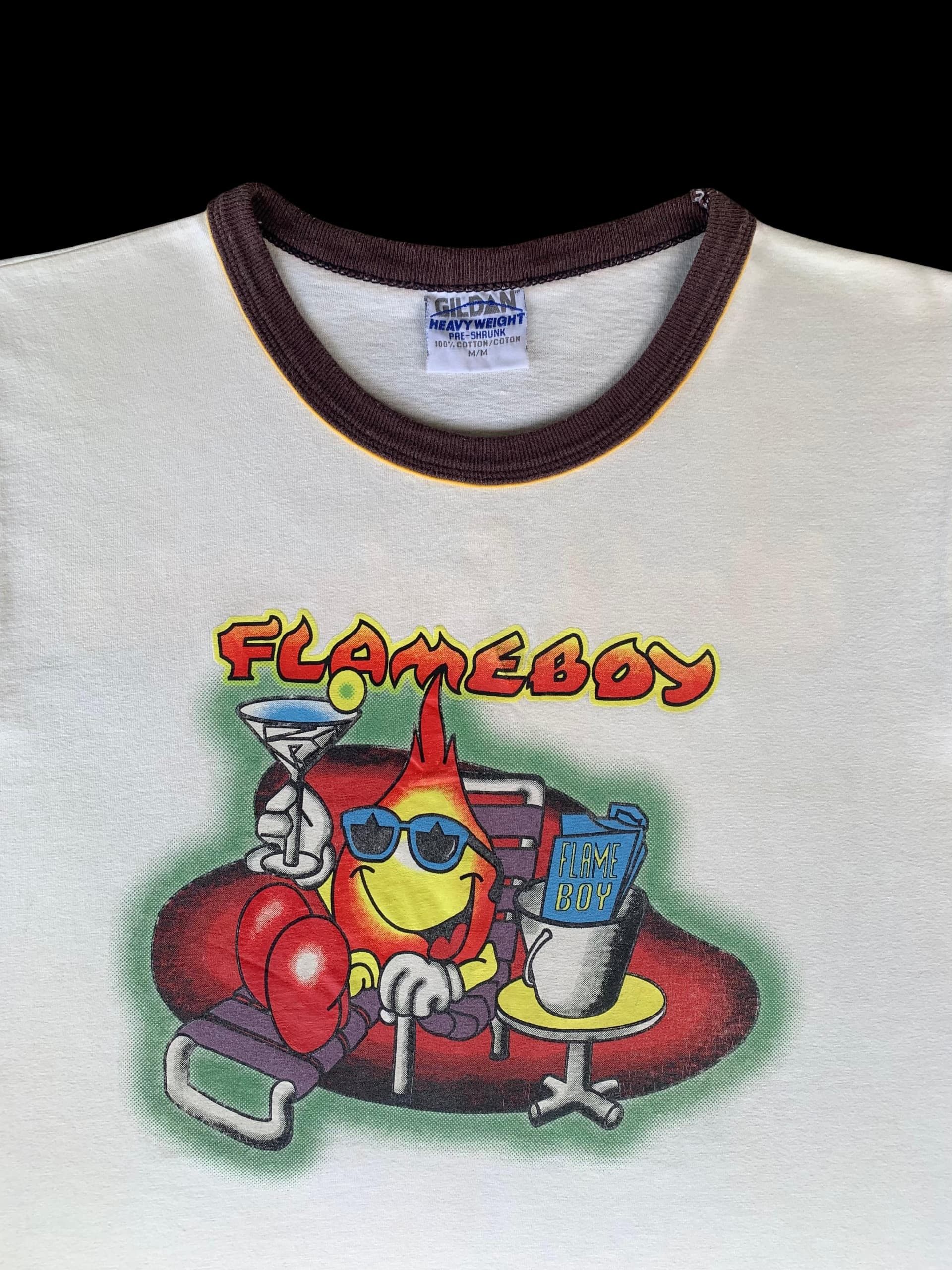 World Industries 1990' Flameboy World Industries Ringer Tee Size M / US 6-8 / IT 42-44 - 2 Thumbnail