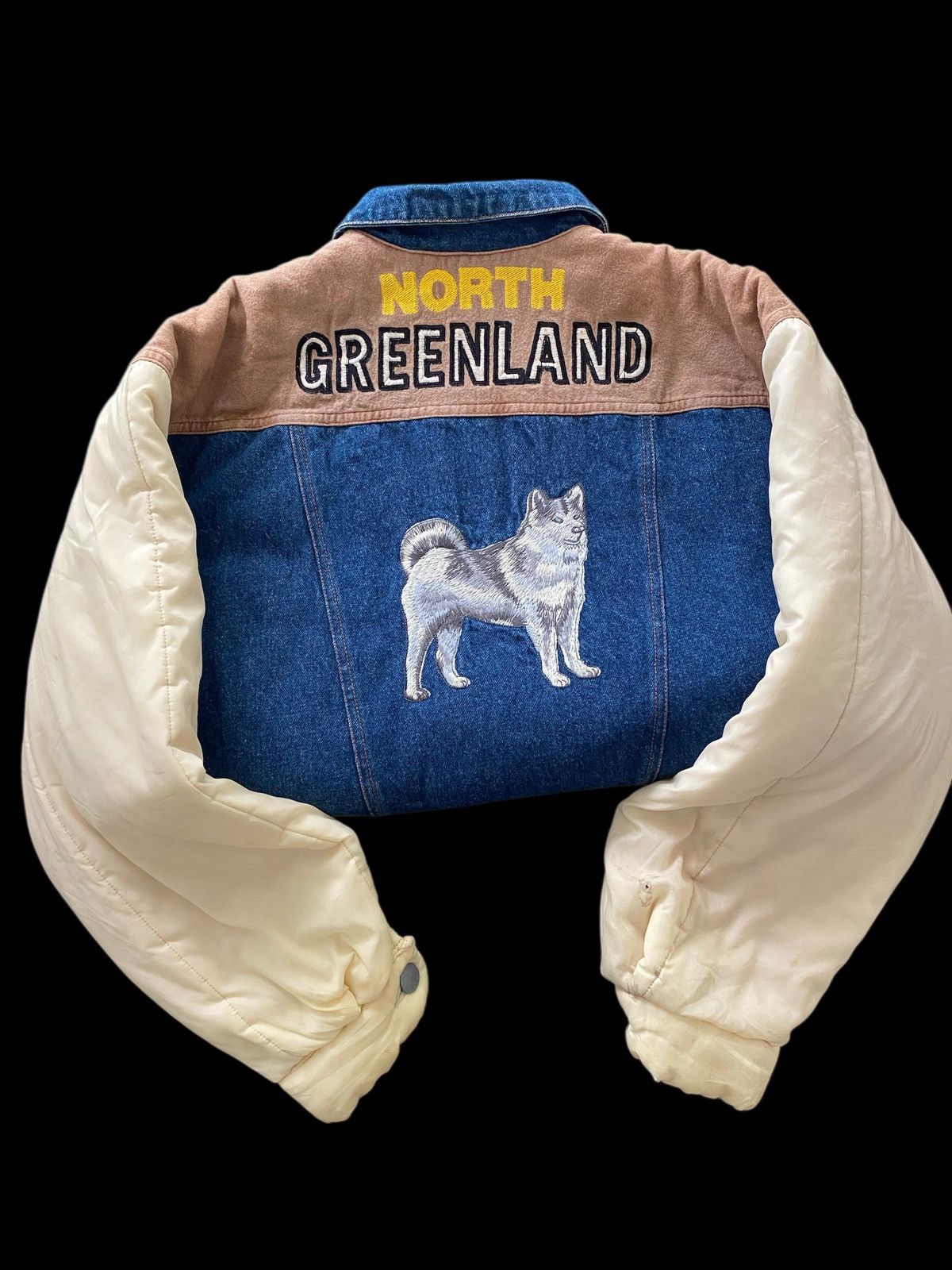 Hysteric Glamour KRIZIA JEANS BIG LOGO MYSTERY AND ADVENTURE DENIM JACKET Size US L / EU 52-54 / 3 - 1 Thumbnail
