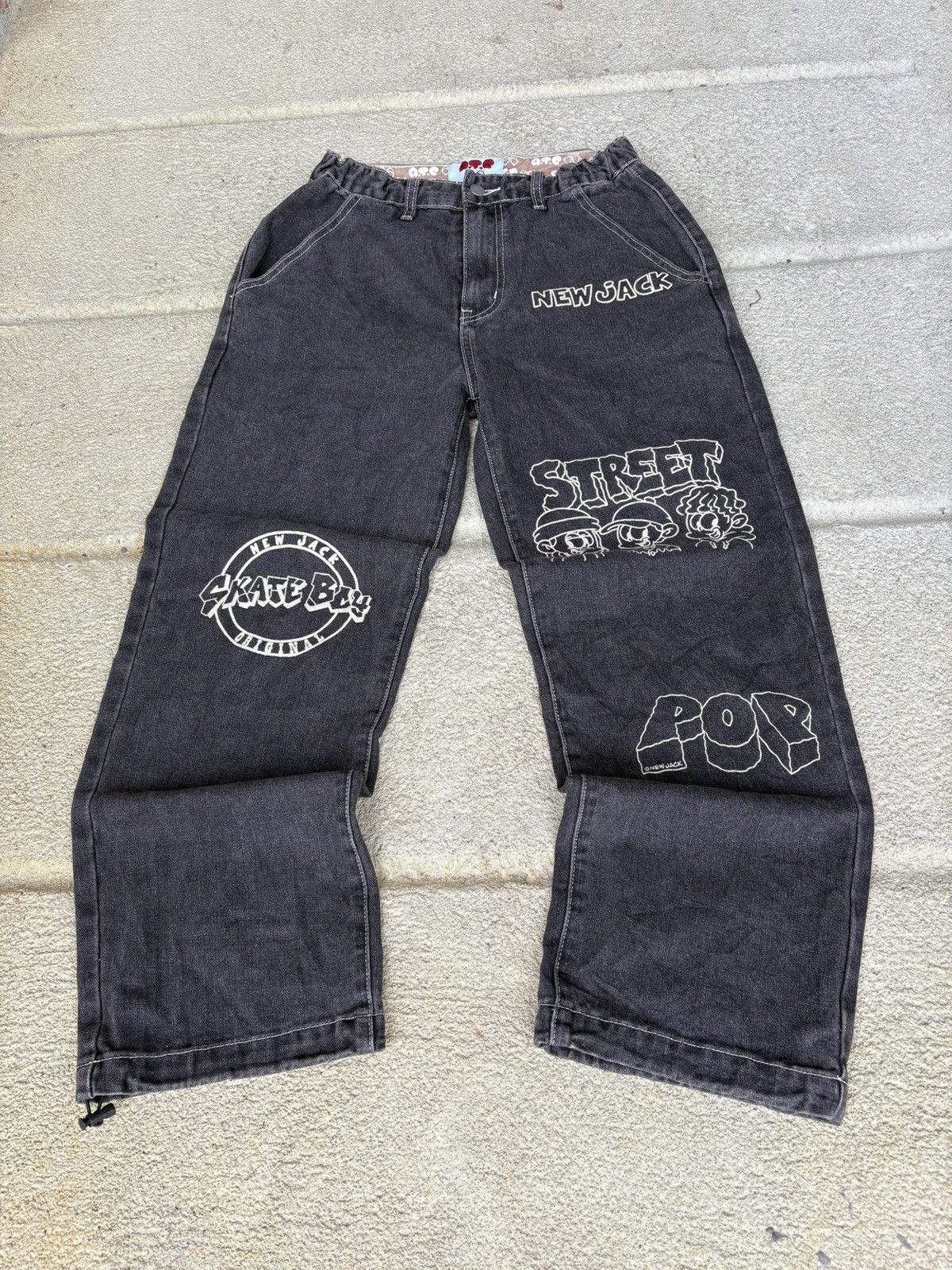 Japanese Brand New Jack ATG Vintage Y2K Baggy Pants Wide Leg Denim Size US 30 / EU 46 - 1 Thumbnail