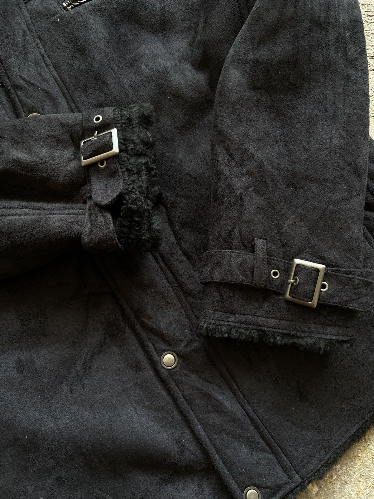 14th Addiction 2000s Nota Bene - Apocalypse Style Suede Fur Hoodie Jacket Size US L / EU 52-54 / 3 - 9 Thumbnail