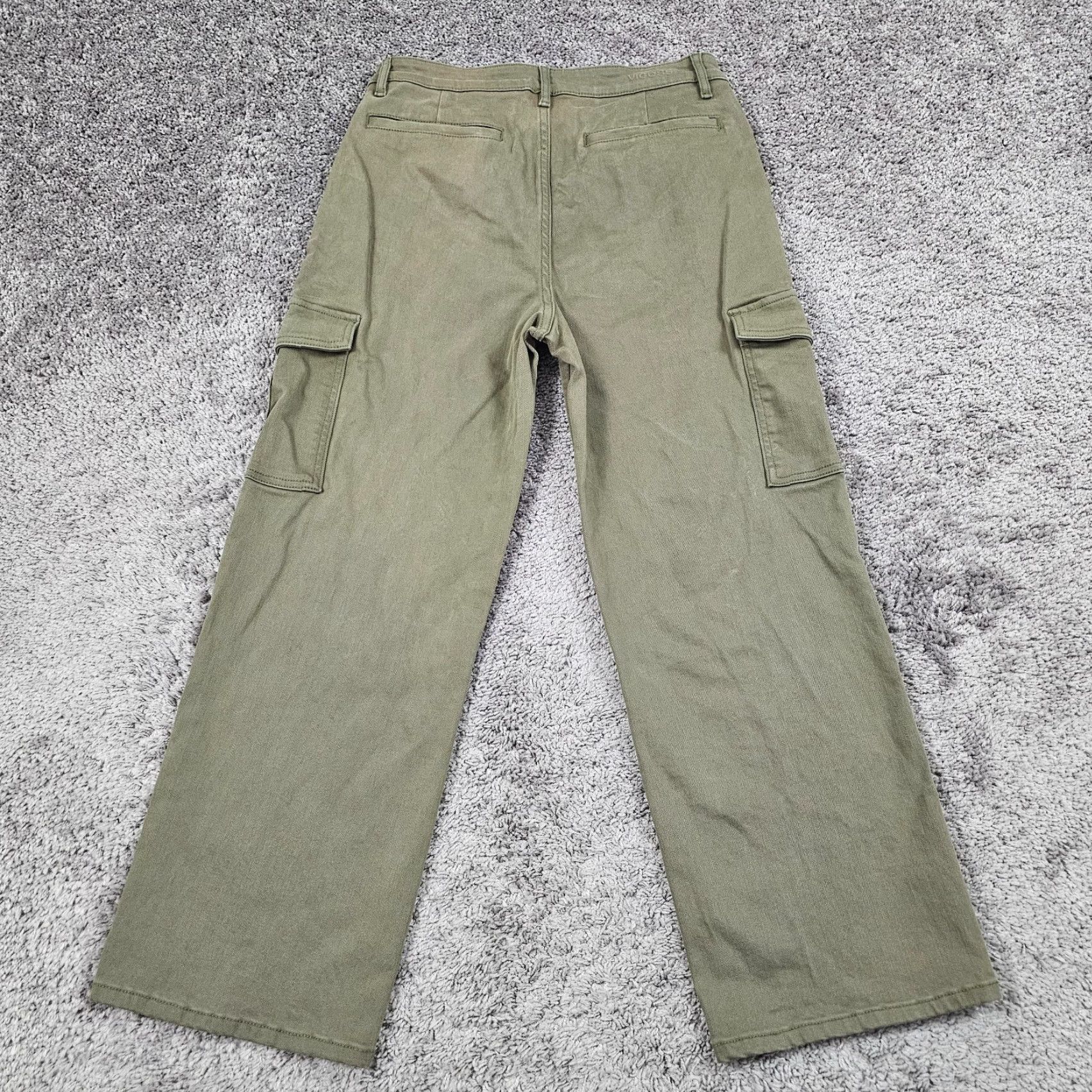 Vintage VIGOSS Cargo Pants Mens 30 Green Straight Leg Utility Stretch Outdoor Work Size US 30 / EU 46 - 7 Thumbnail