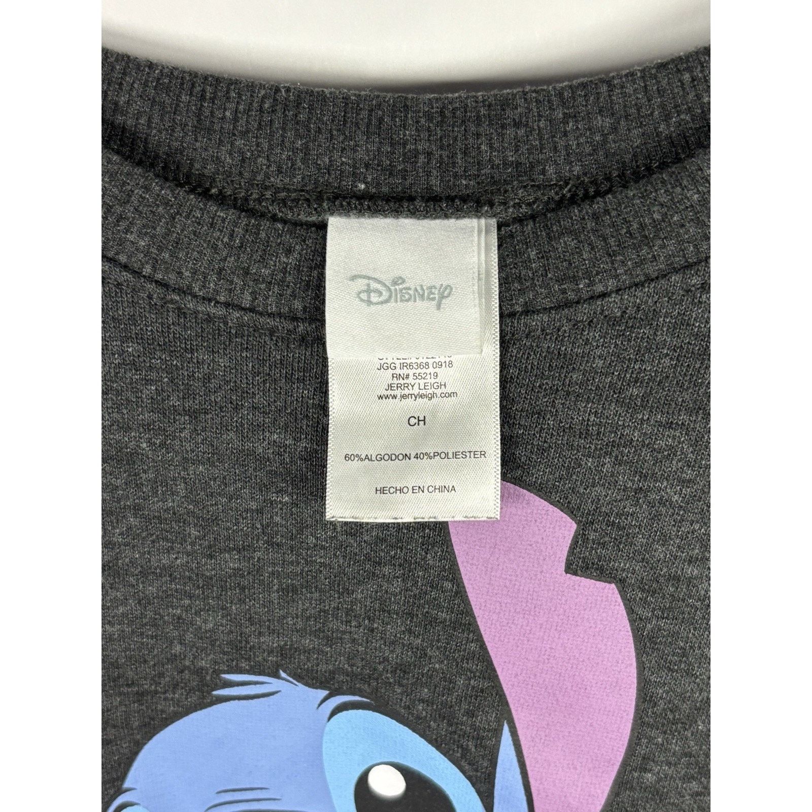 The Unbranded Brand Disney Stitch Sequin Sweatshirt Women’s Small Jerry Leigh Size L / US 10 / IT 46 - 21 Thumbnail
