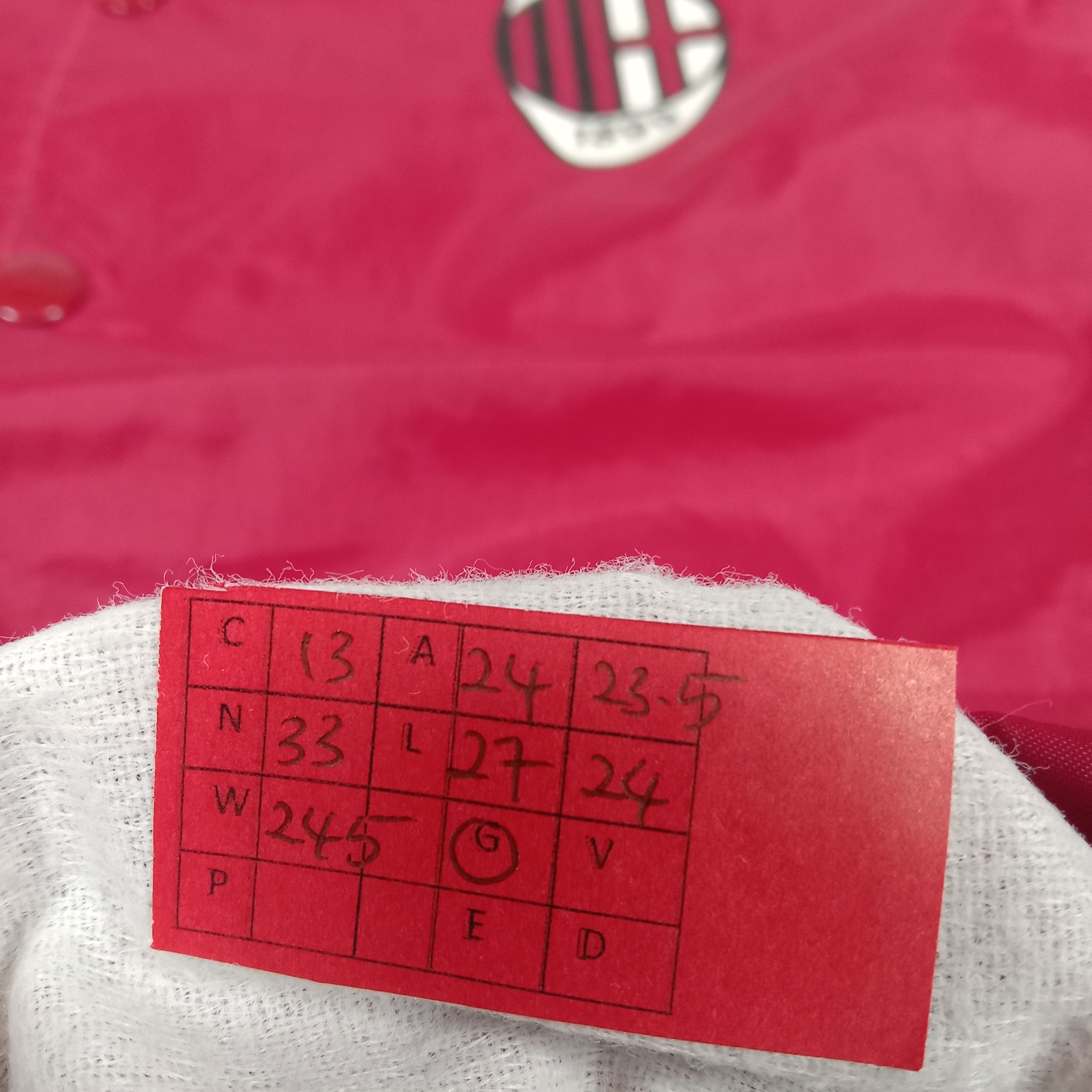 Vintage AC Milan Football Club Sportswear Windbreaker Style Jacket Size US L / EU 52-54 / 3 - 9 Thumbnail
